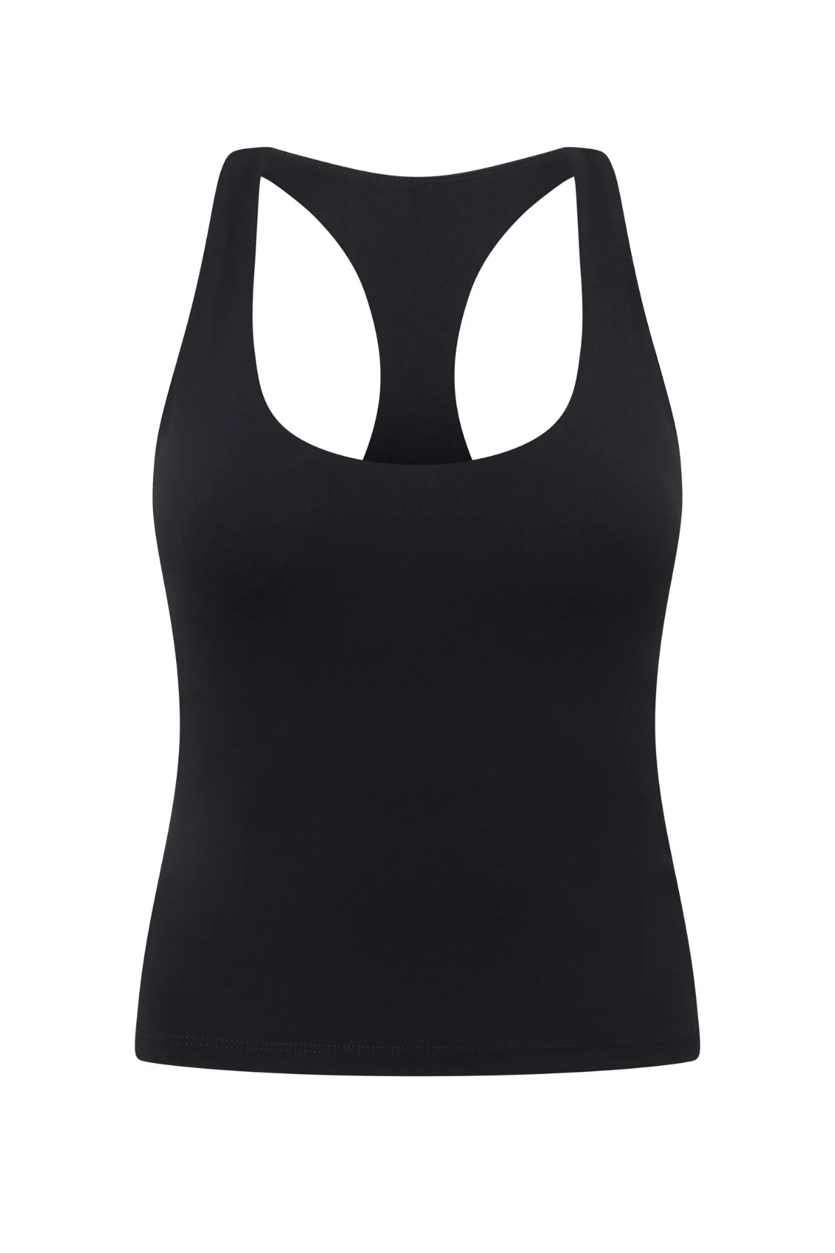 Black Built-in-Bra Tank - Image 7