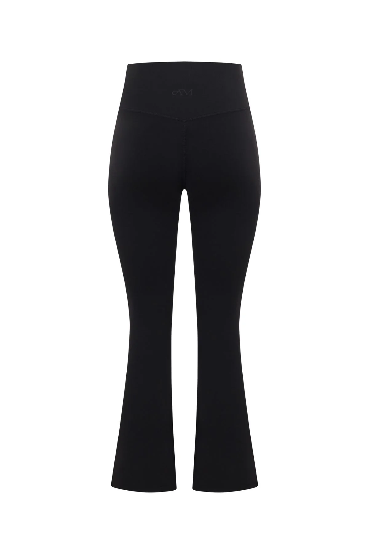 Black Subtle Scrunch Flared Legging - Image 10
