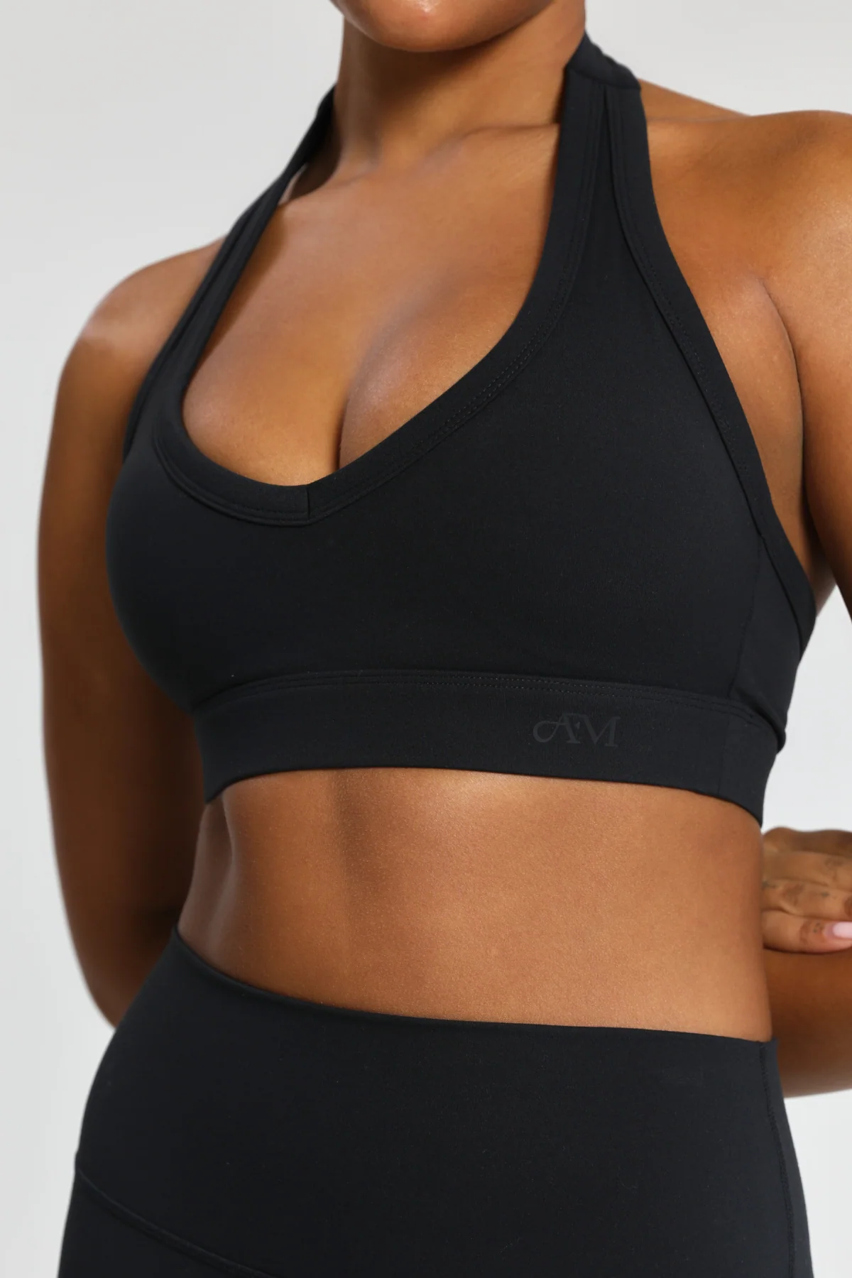 Black Halter Crop - Image 3