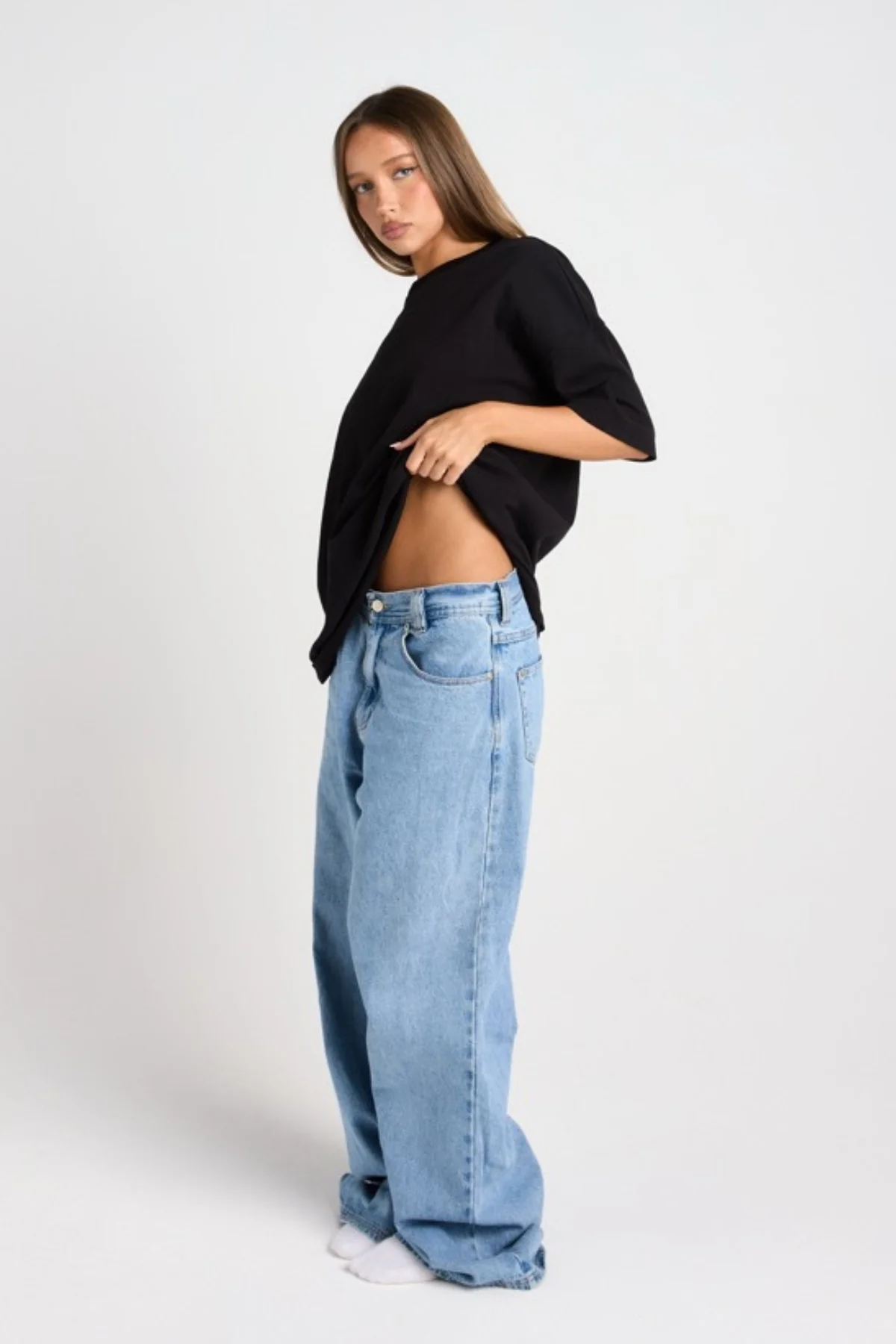 Black Oversized Tee - Image 5