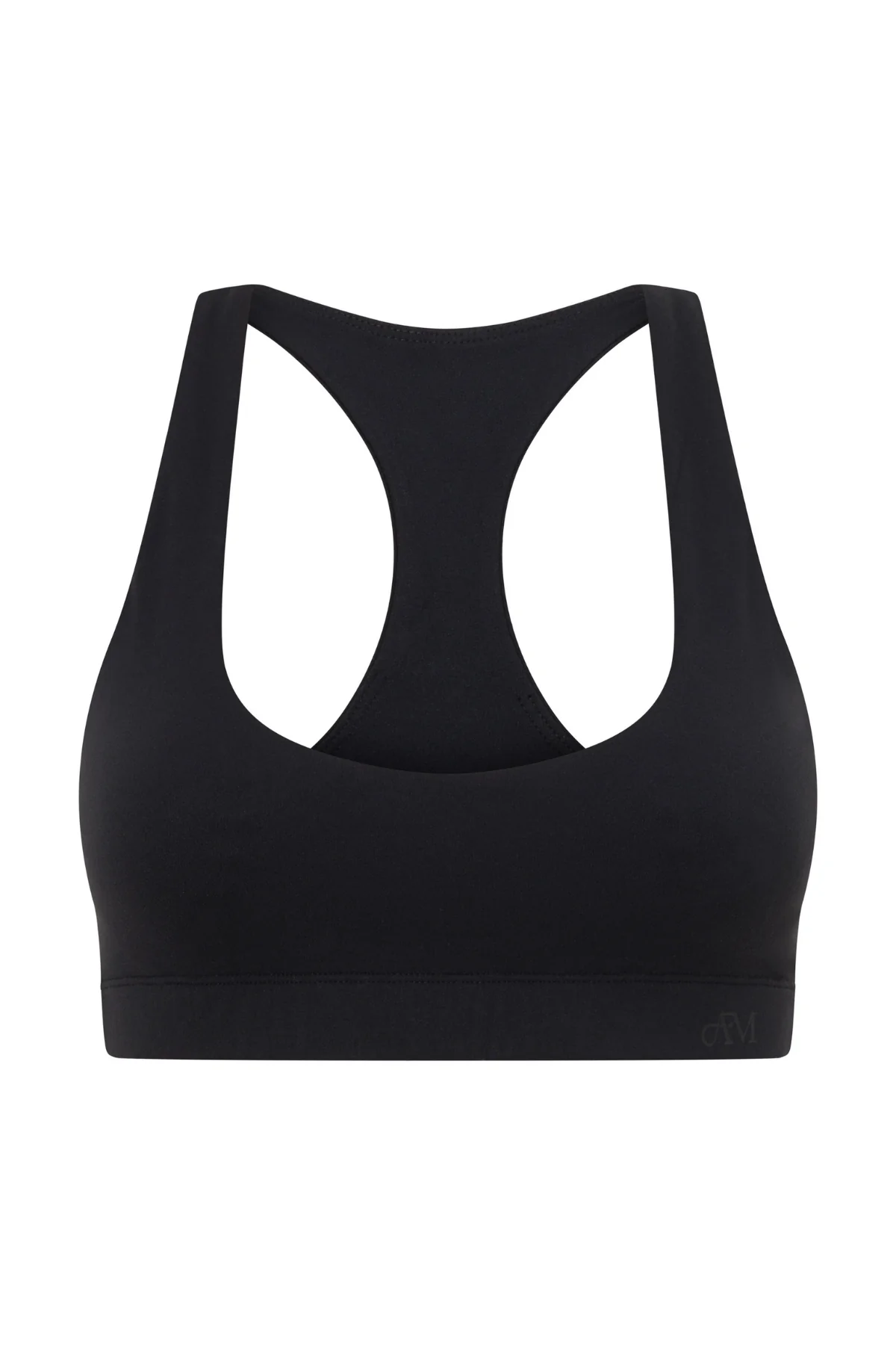 Black Scoop Racerback Crop - Image 8