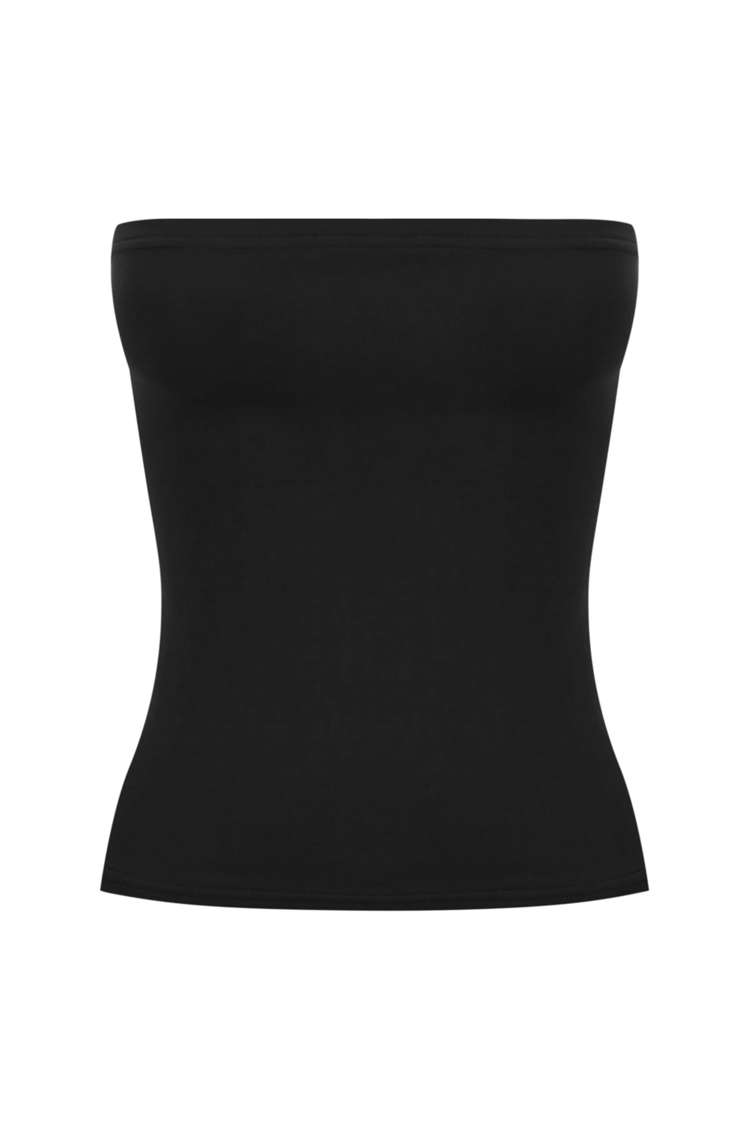 Black Strapless Tank Top - Image 9
