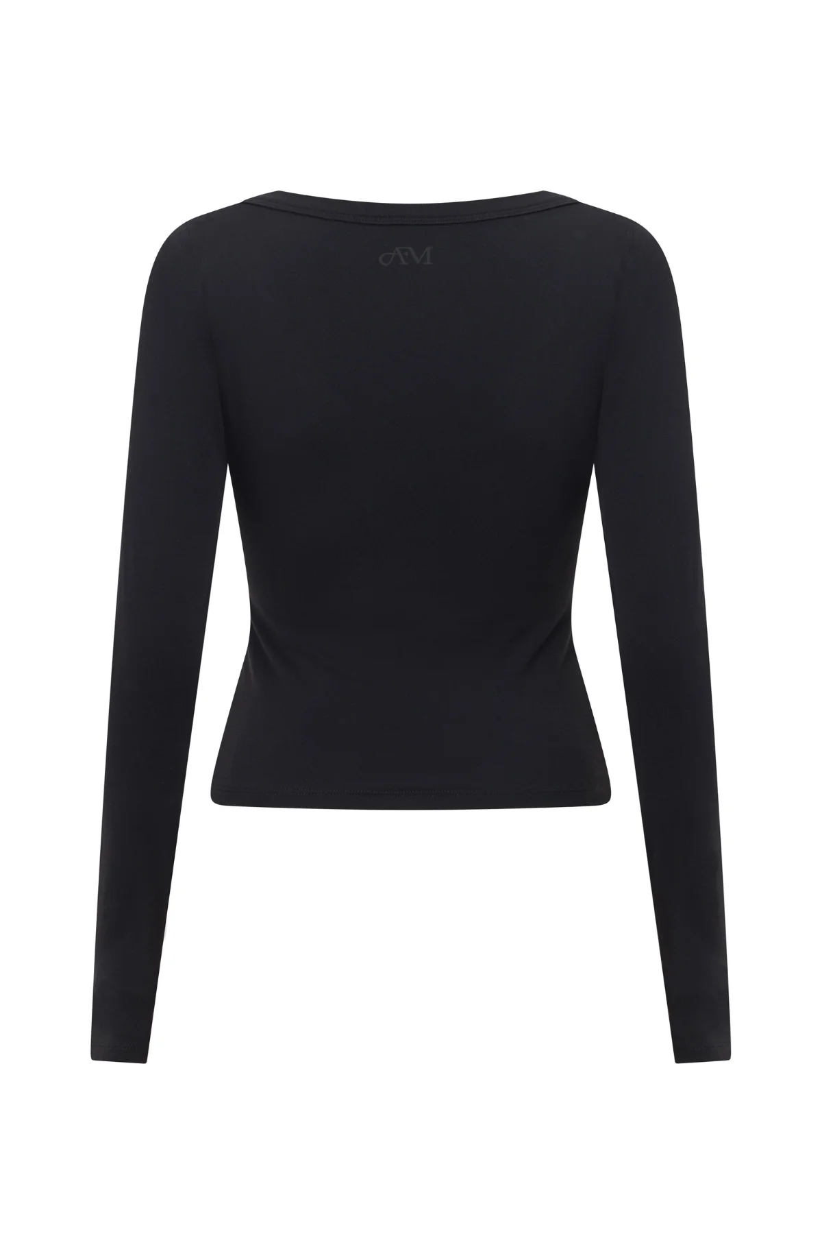 Black Scoop Front Long Sleeve - Image 8