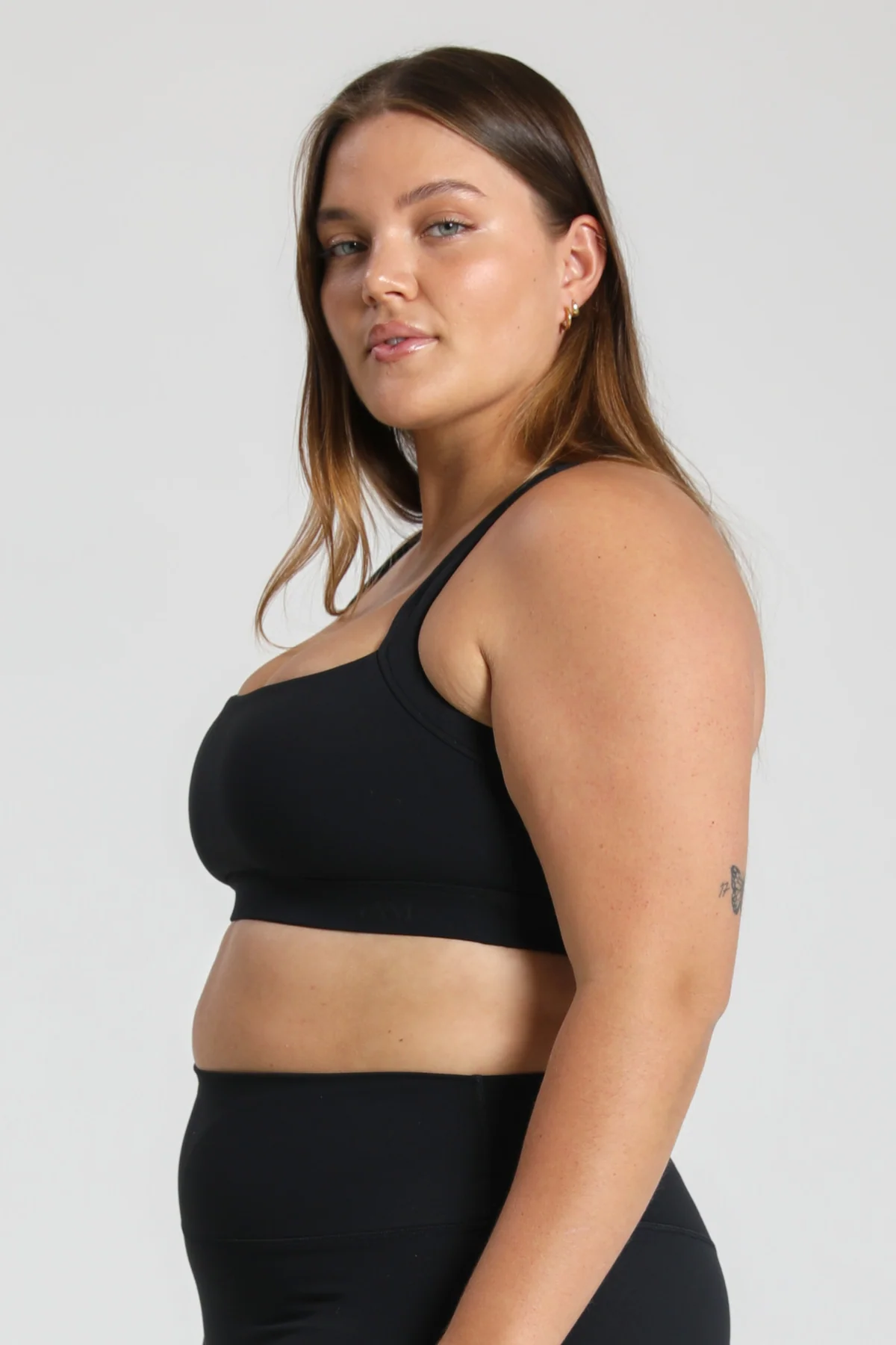 Black X-Back Crop - Image 3