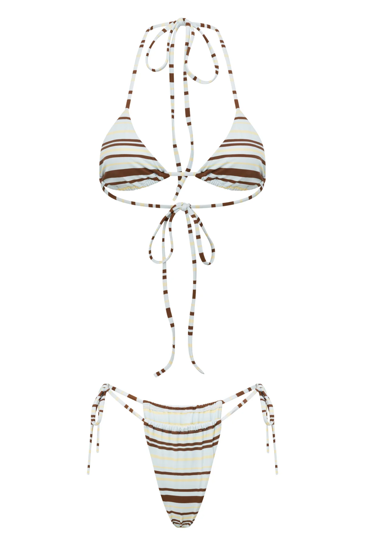 Kora Blue Stripe Bikini Bottom - Image 11