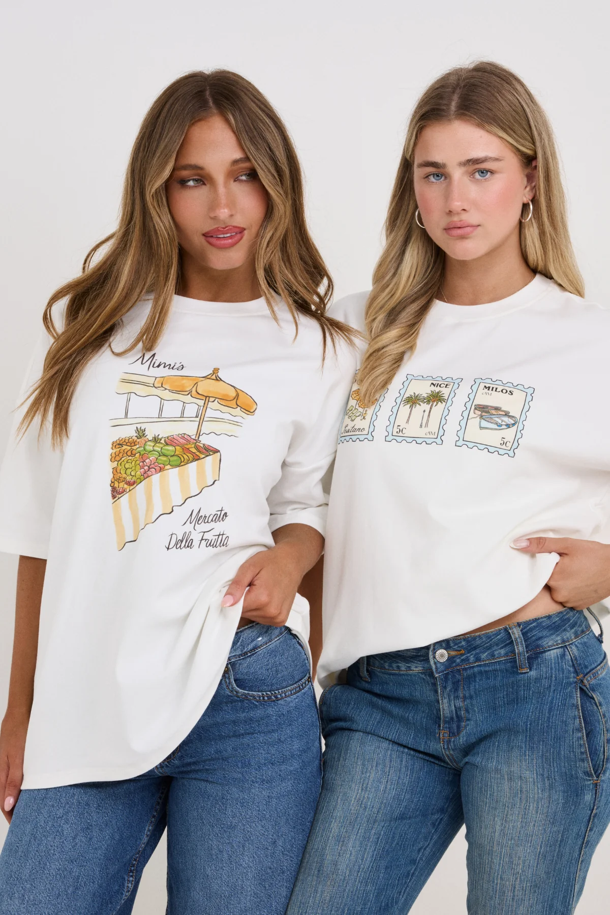 Blue Stamp Trio Graphic Tee - Image 10
