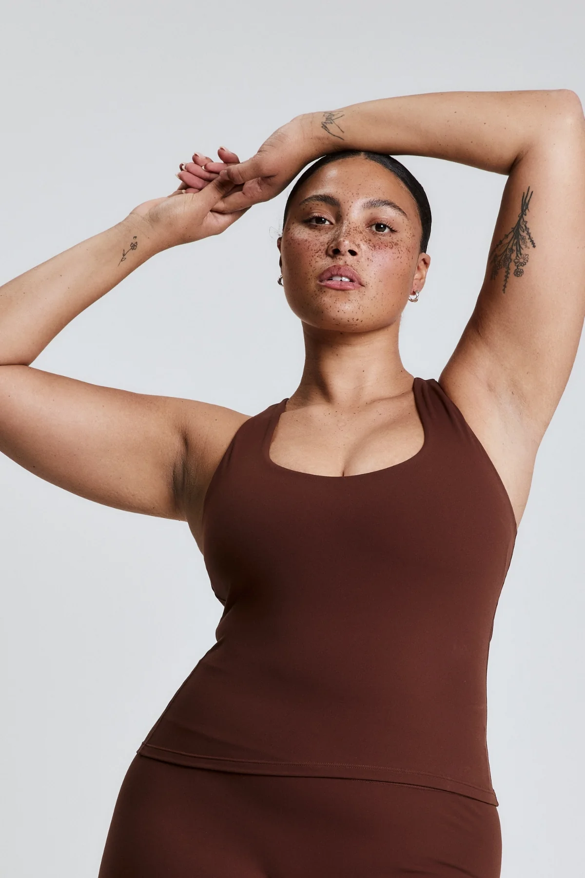 Brown Built-in-Bra Tank - Image 5