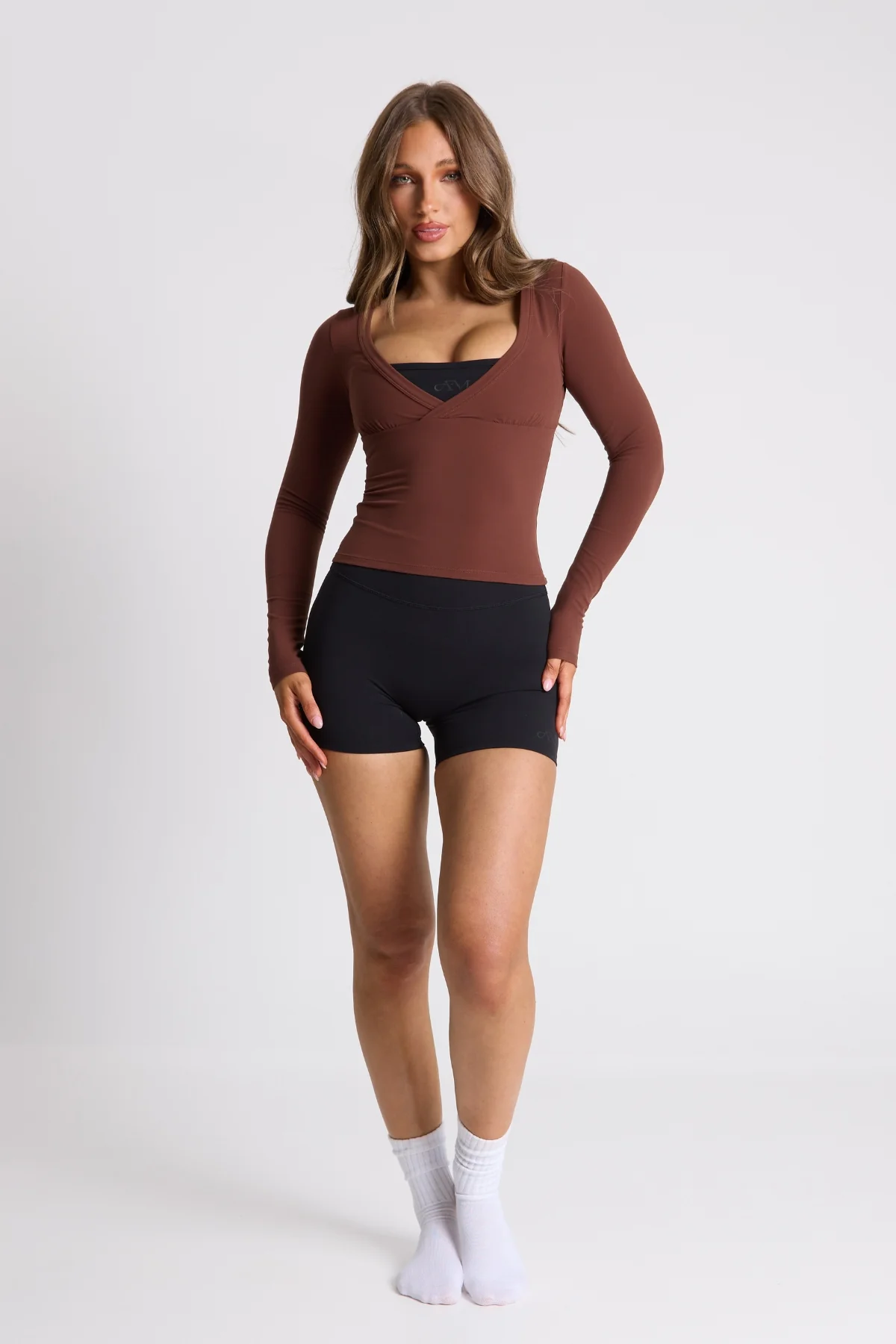 Brown Cross Front Long Sleeve - Image 8