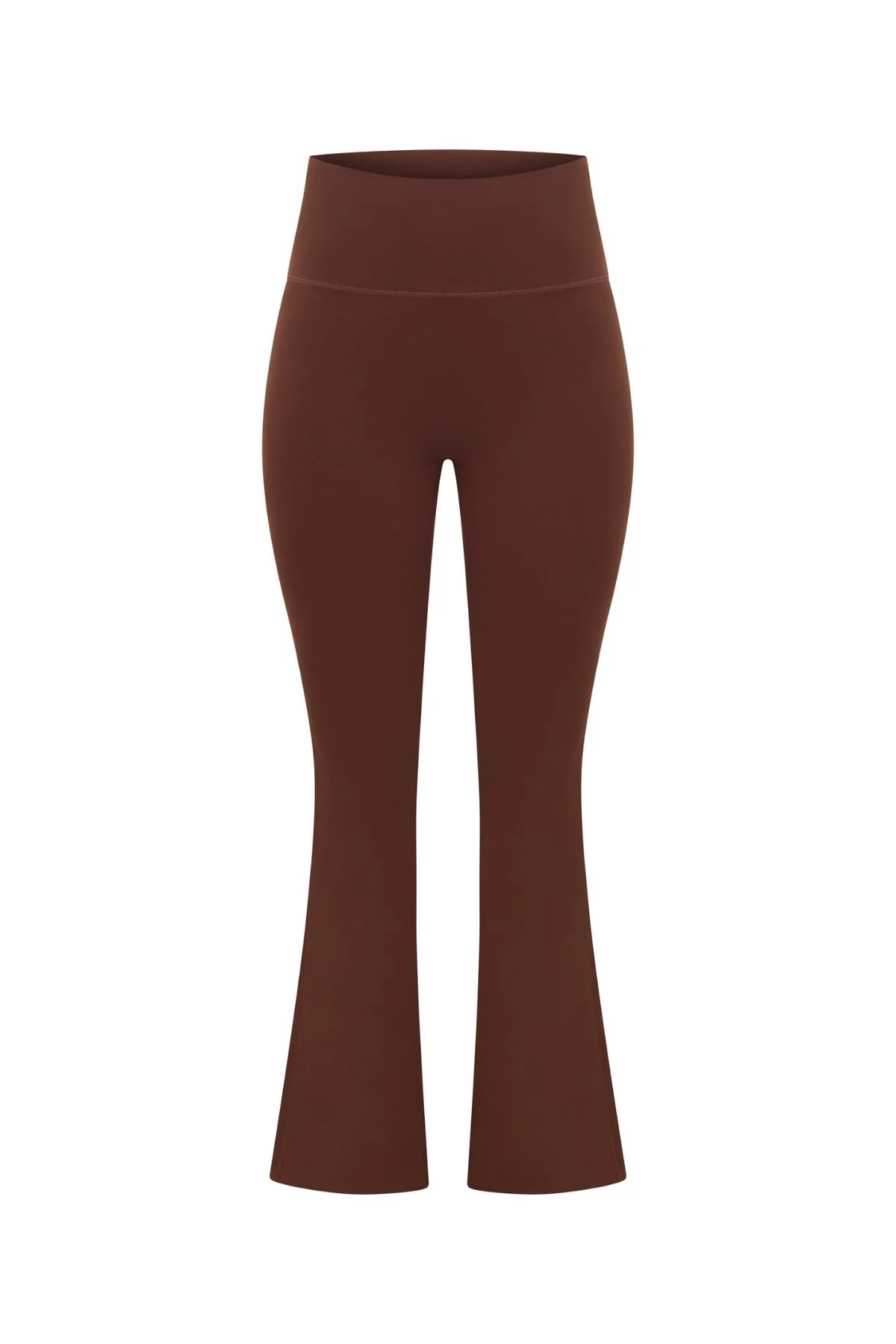 Brown Subtle Scrunch Flared Legging - Image 11