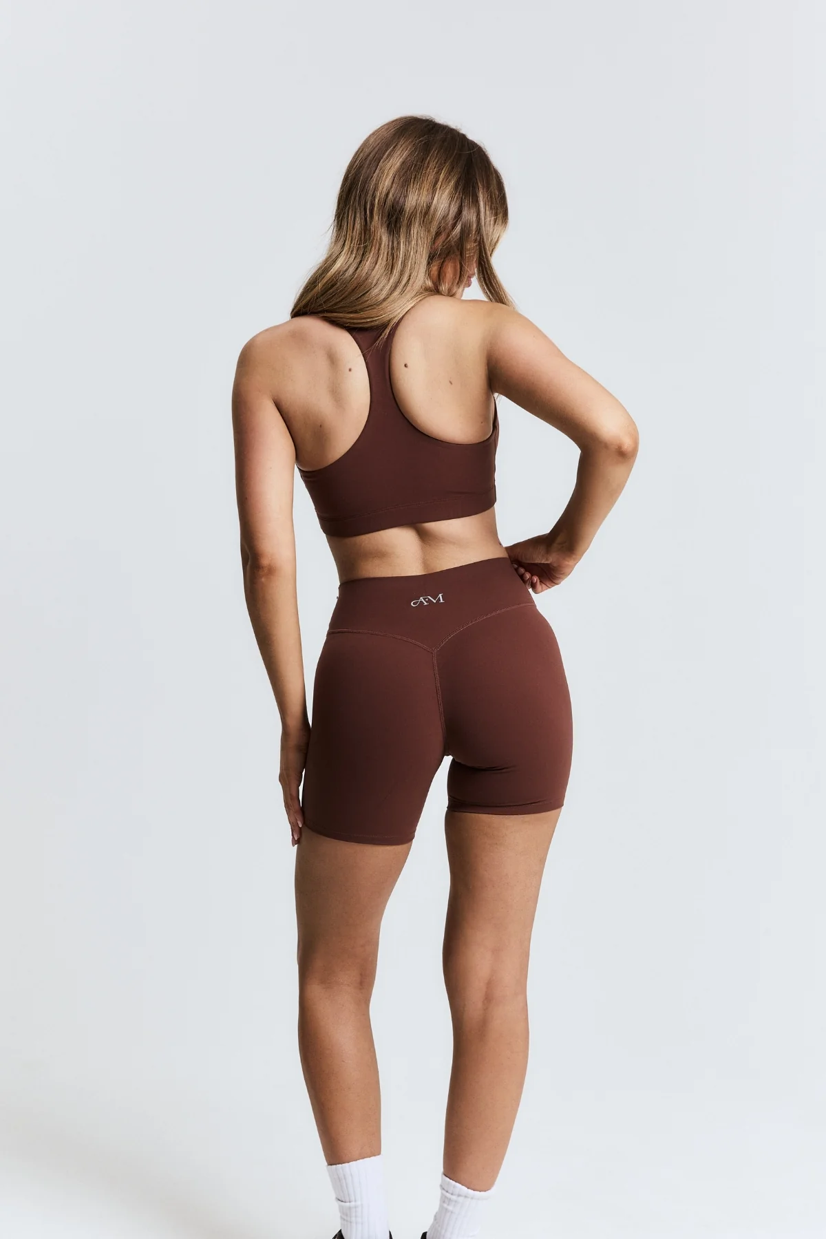 Brown Scoop Racerback Crop - Image 3