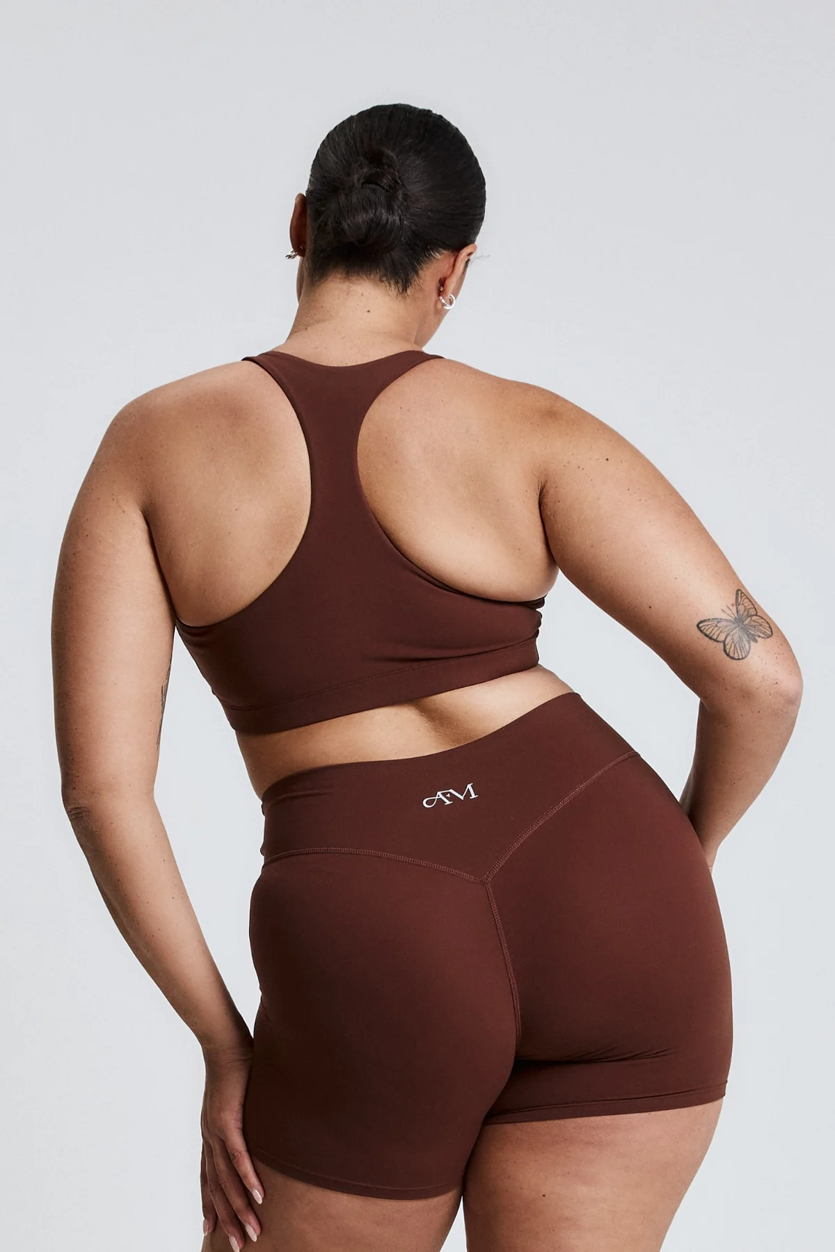 Brown Scoop Racerback Crop - Image 5