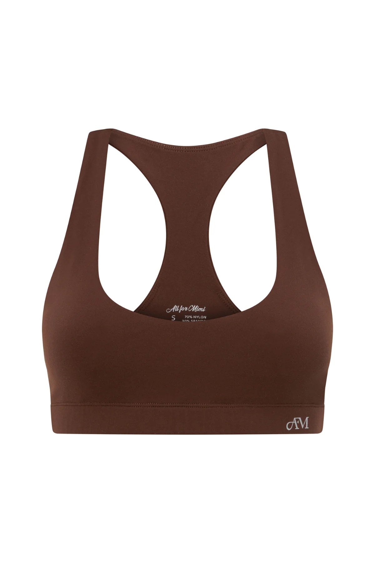Brown Scoop Racerback Crop - Image 8