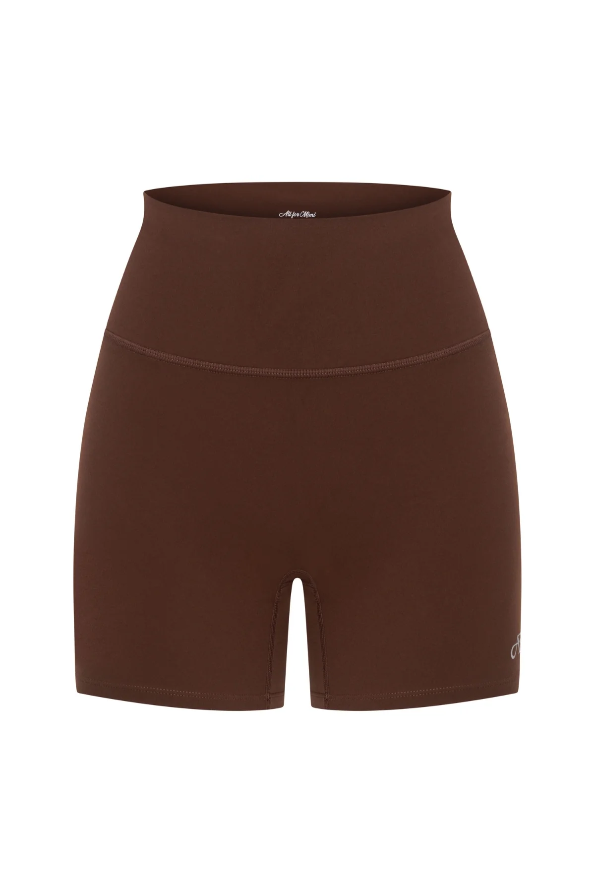 Brown Subtle Scrunch Bike Short 4" - Image 8