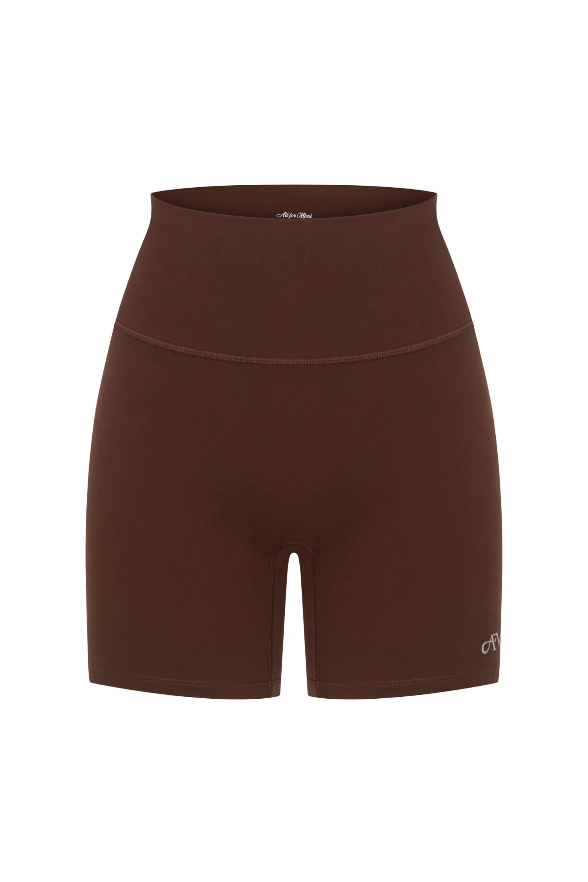 Brown Subtle Scrunch Bike Short 6" - Image 8