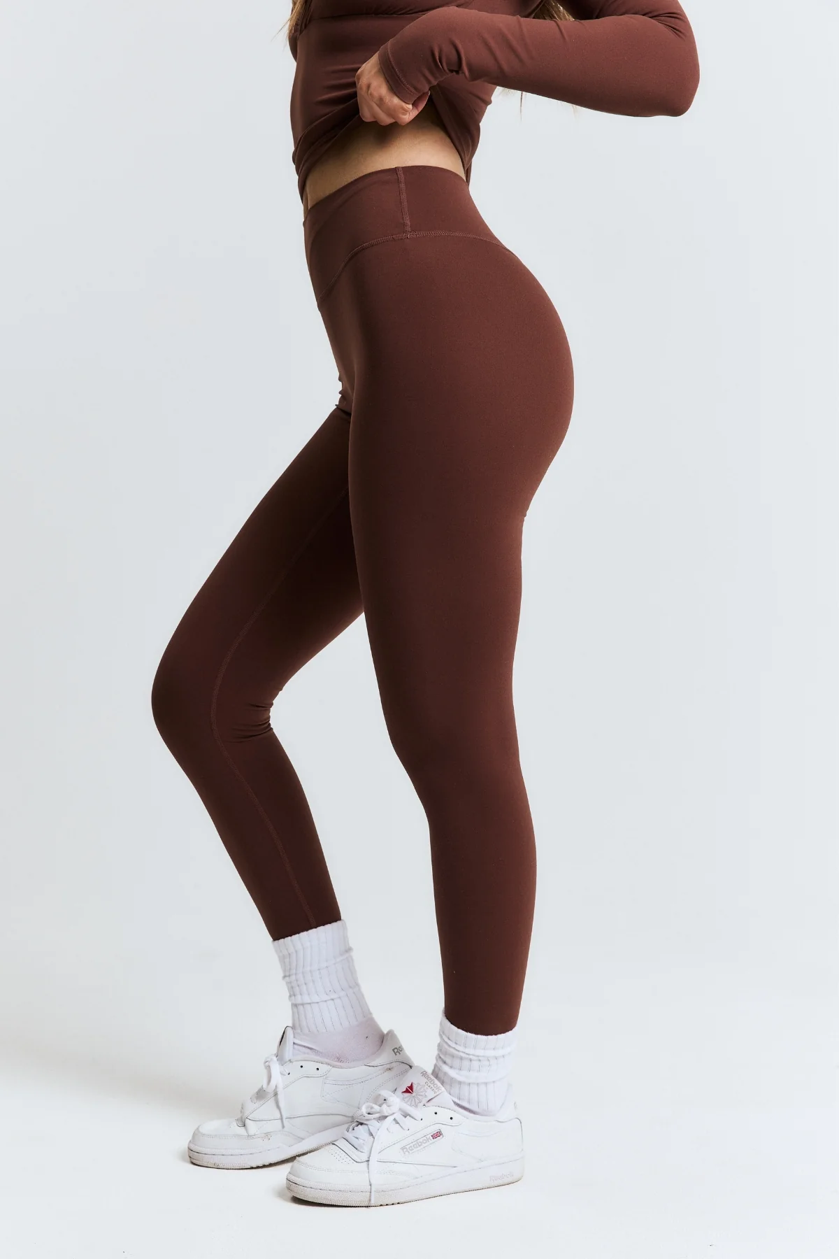 Brown Subtle Scrunch Legging - Image 4