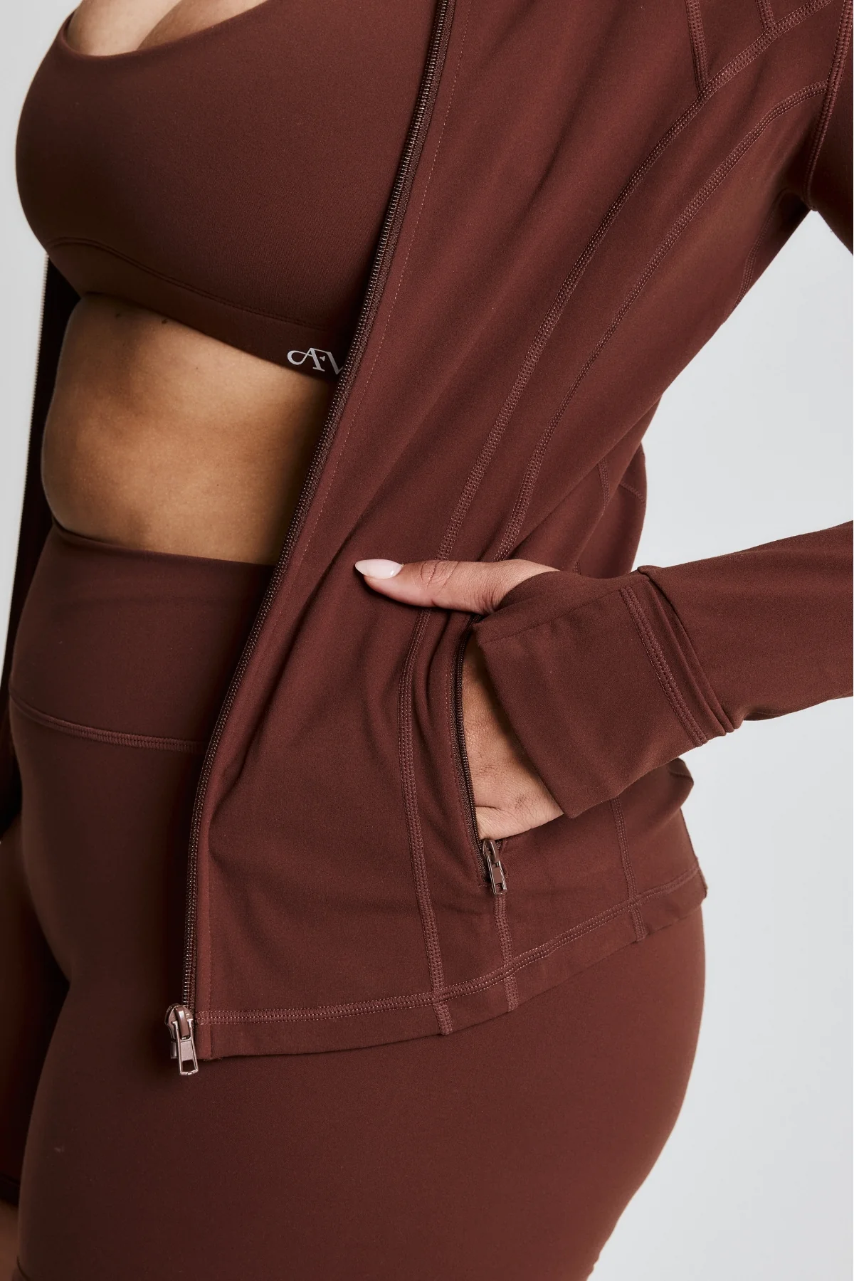 Brown Zip Jacket - Image 5