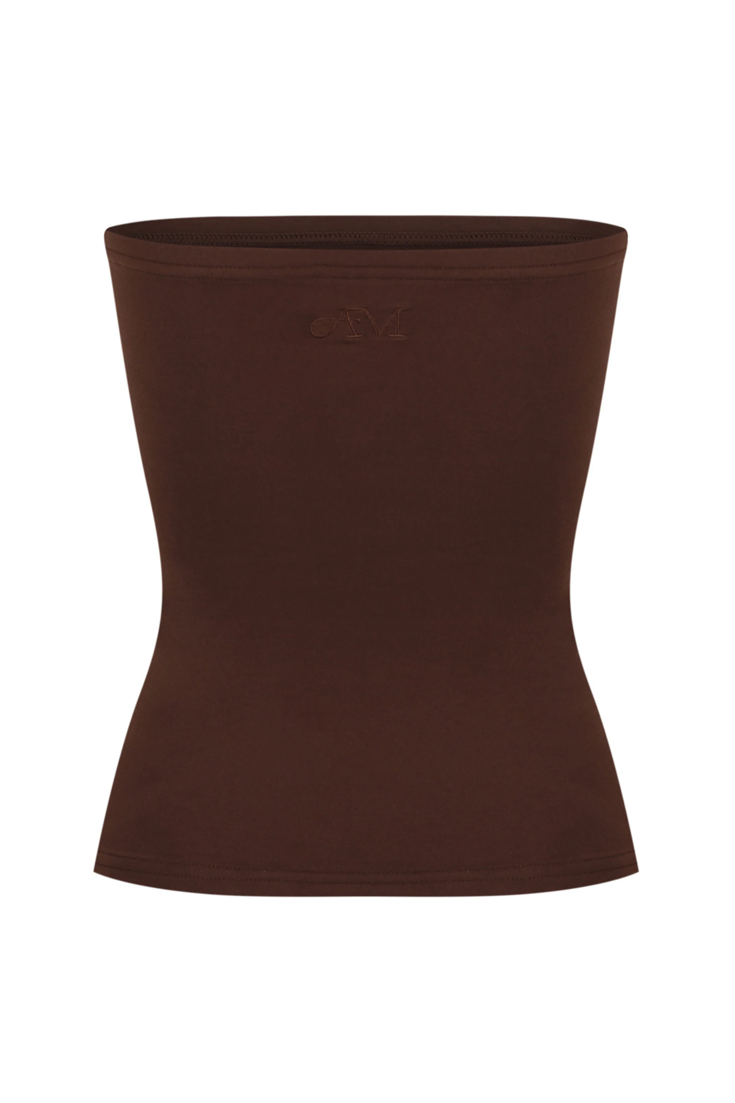 Espresso Strapless Tank Top - Image 10