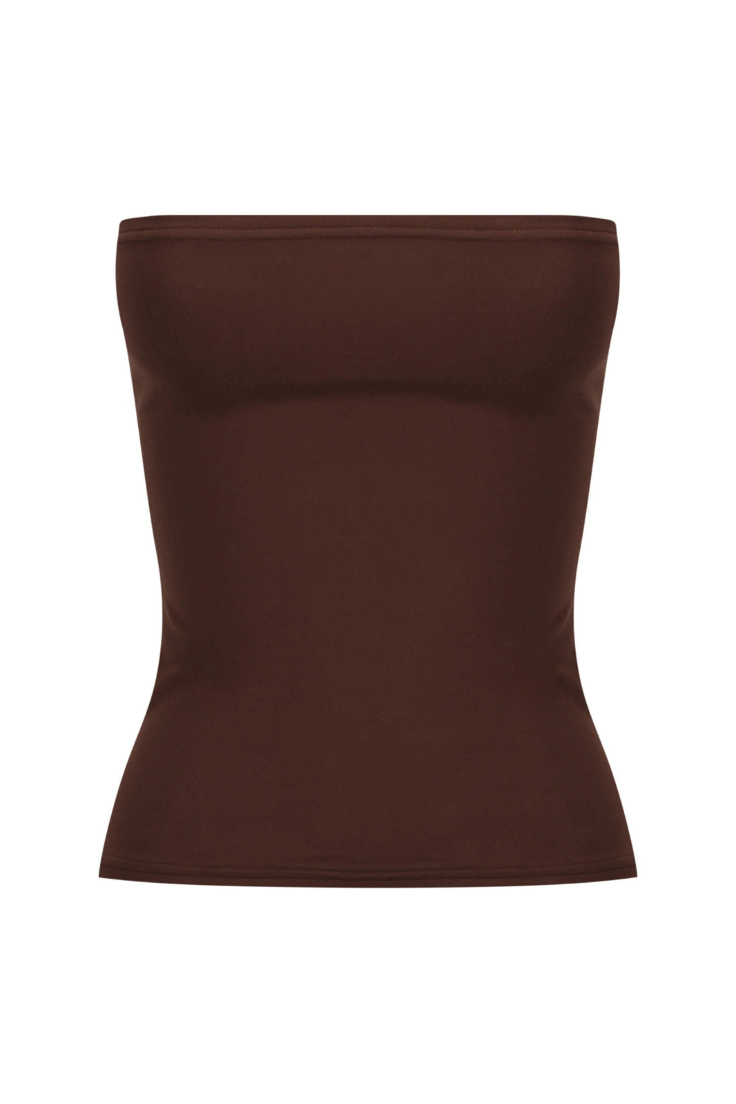Espresso Strapless Tank Top - Image 9