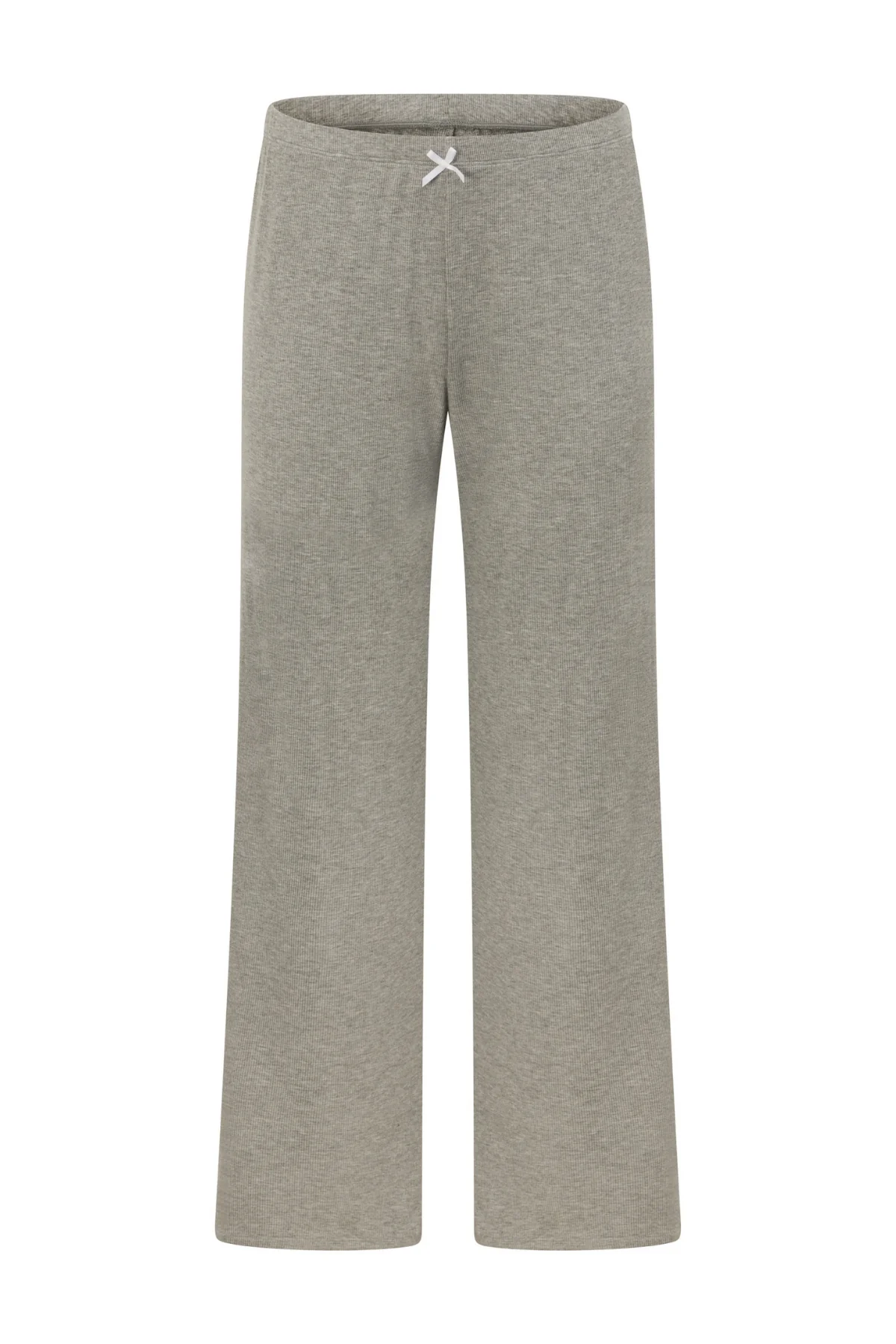 Grey Ribbed PJ Pant - Image 6