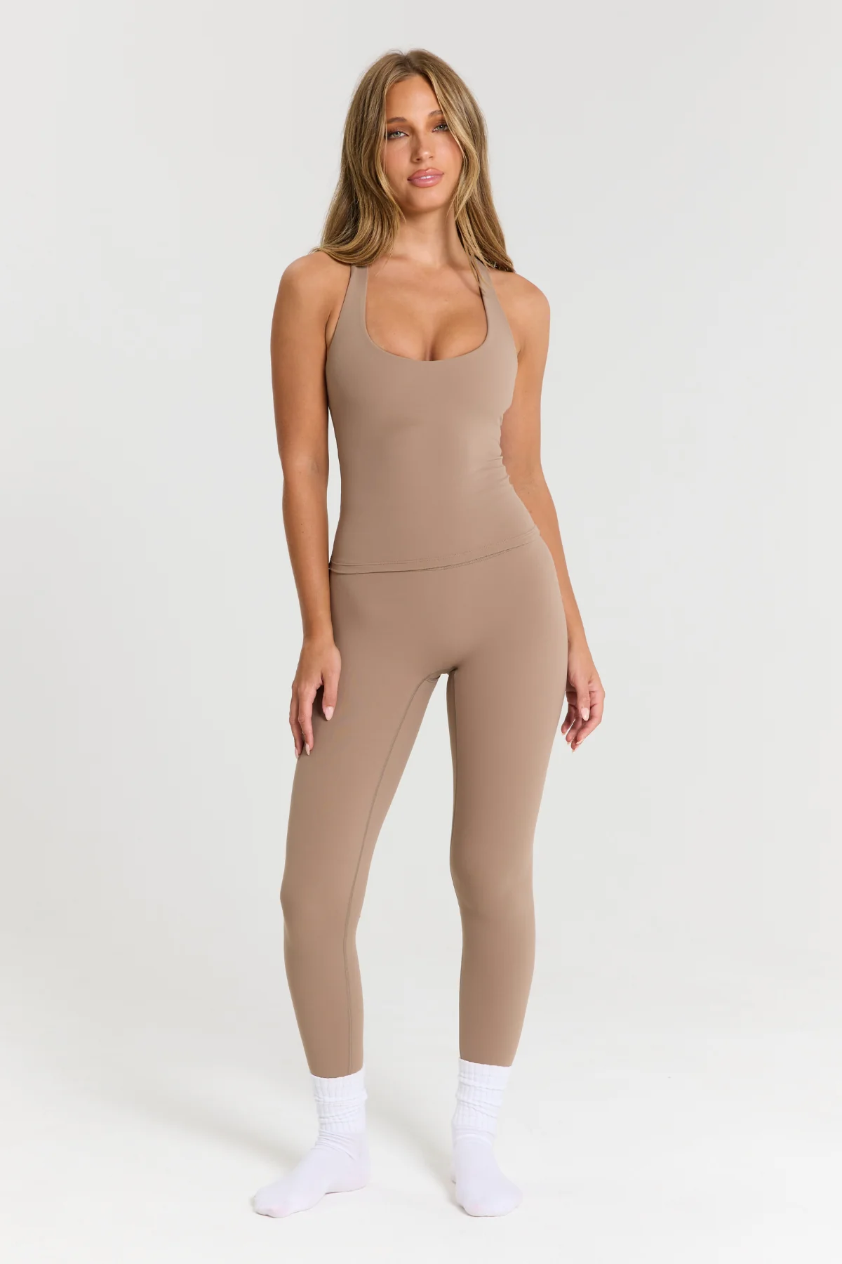 Latte Built-in-Bra Tank - Image 5