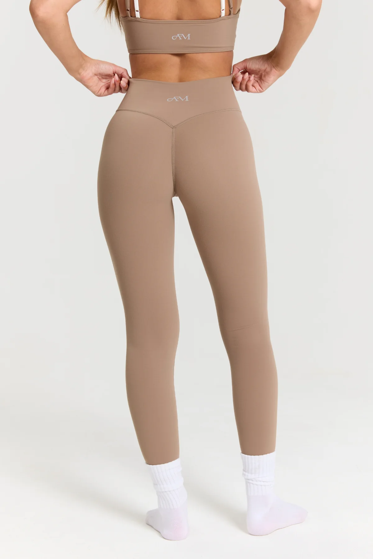 Latte Subtle Scrunch Legging - Image 5