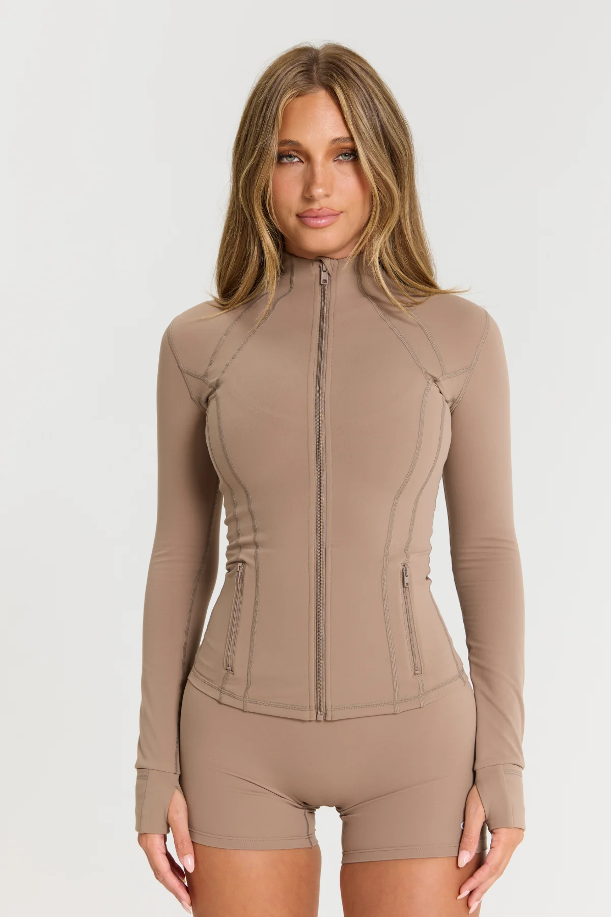 Latte Zip Jacket