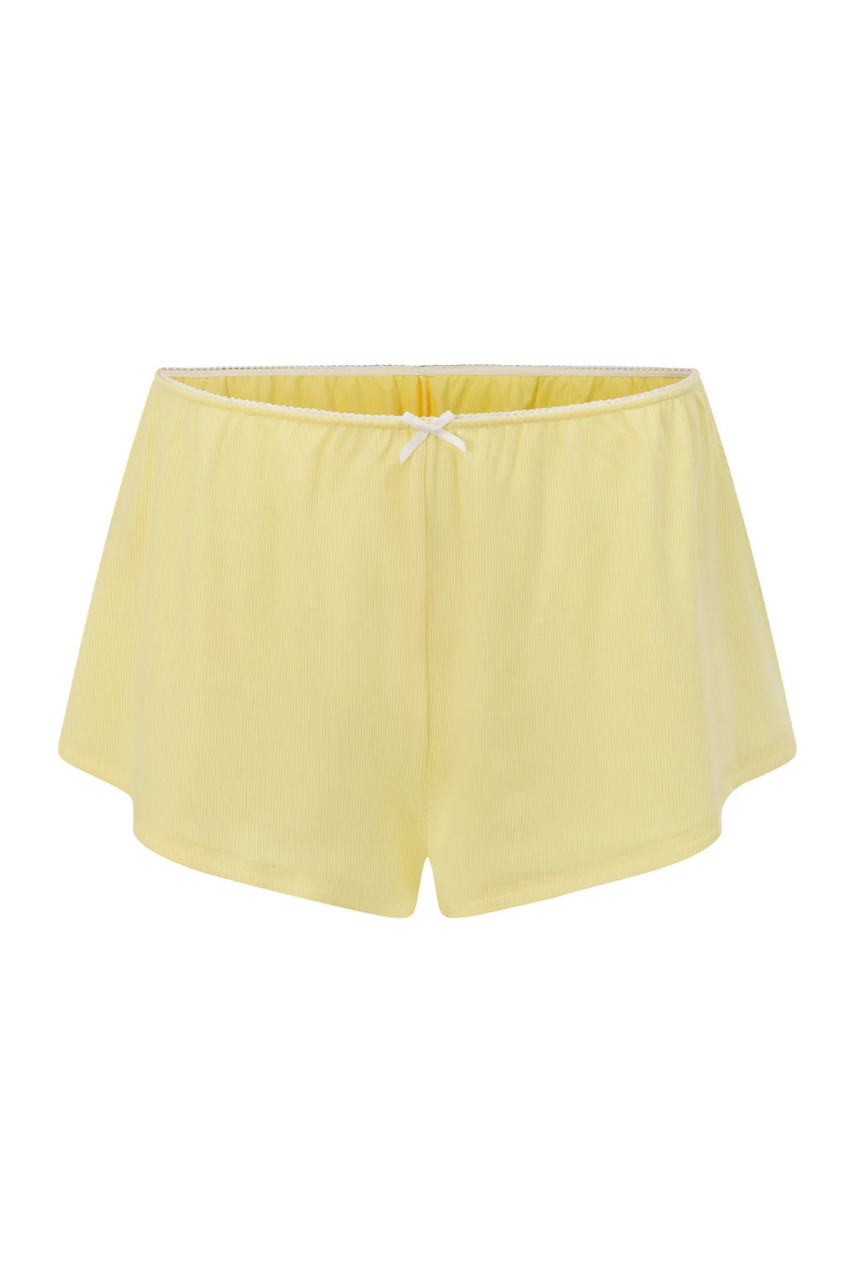 Yellow Ribbed PJ Short - Image 7