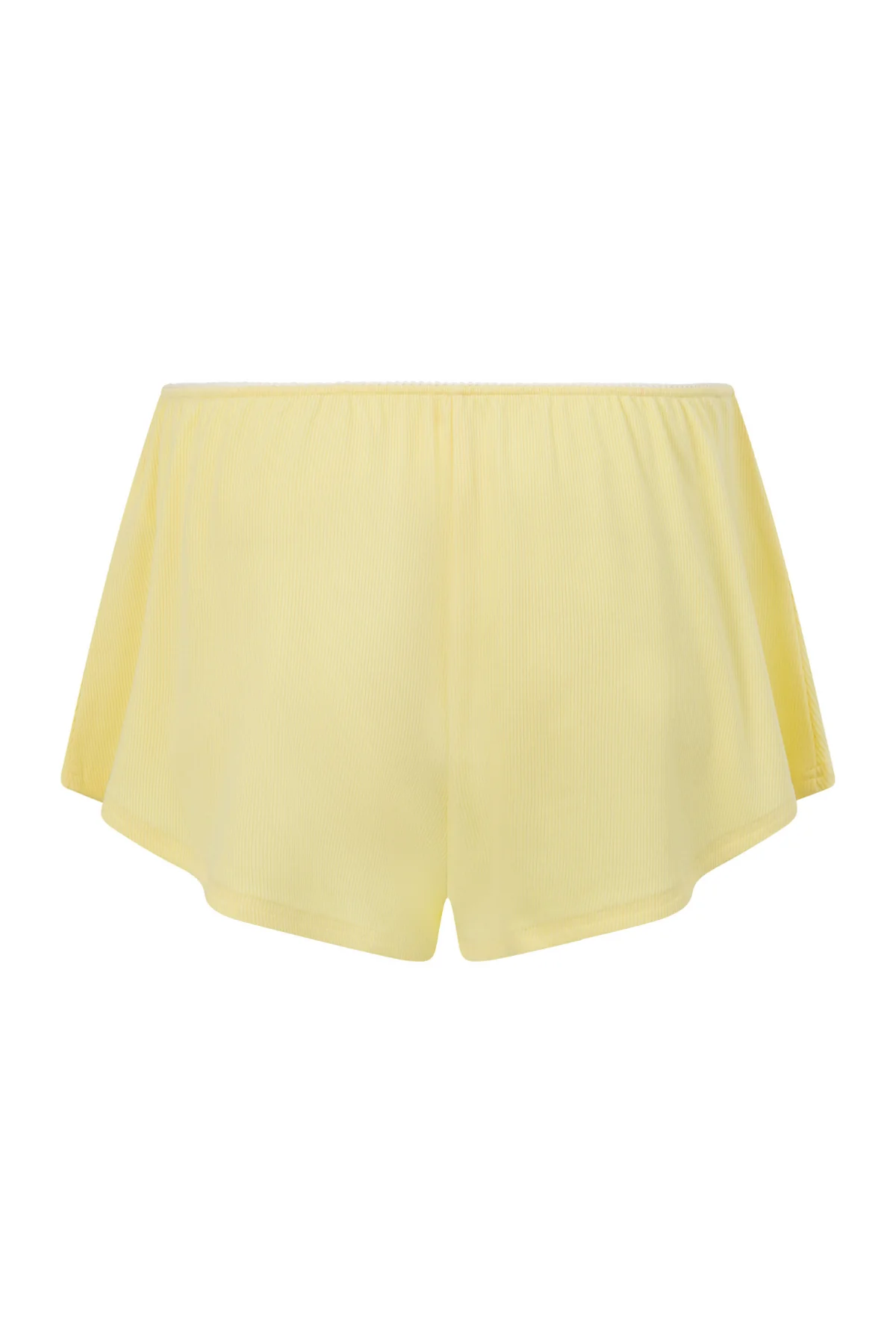 Yellow Ribbed PJ Short - Image 8