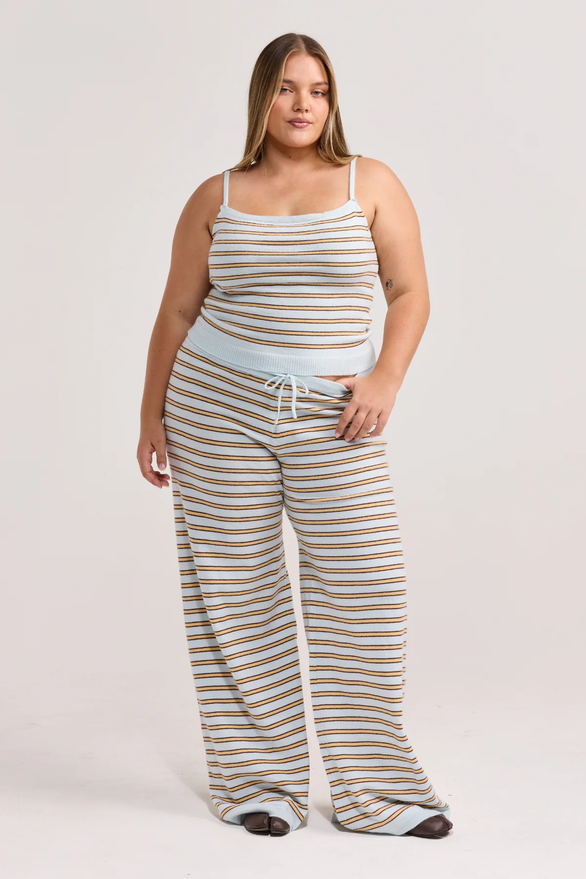 Noa Striped Knit Pant - Image 10