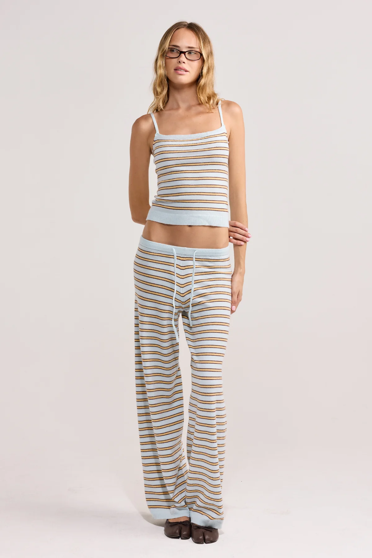 Noa Striped Knit Pant - Image 11