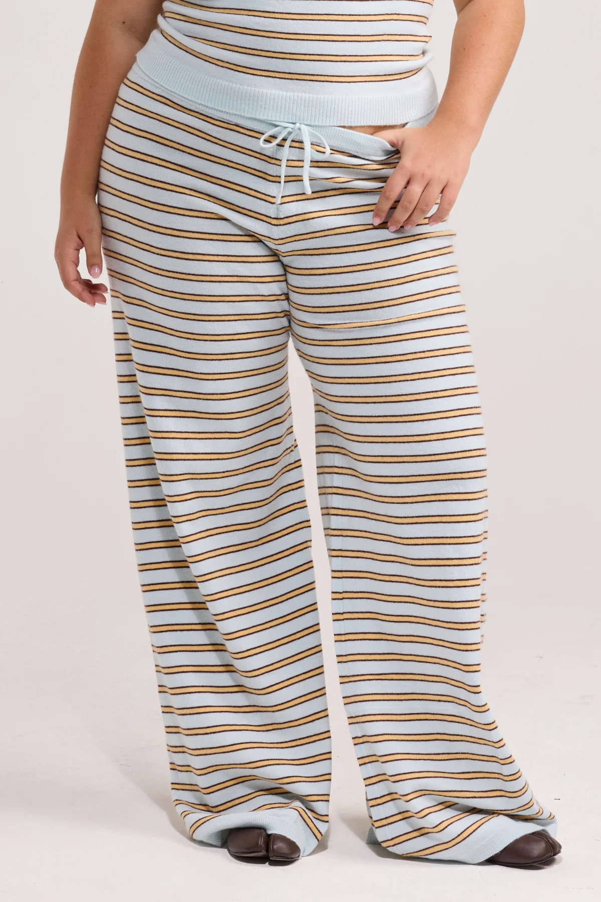 Noa Striped Knit Pant - Image 4