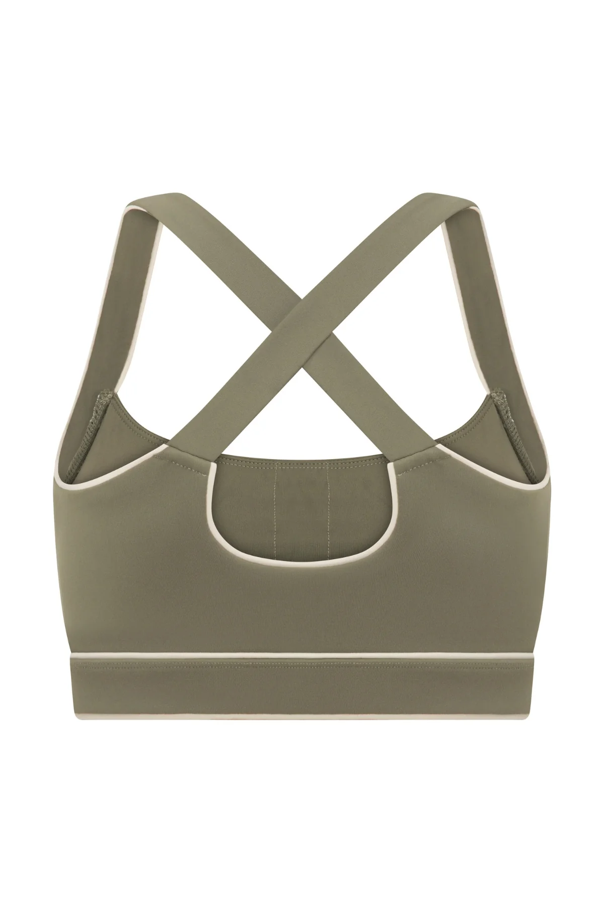 Olive Cross Back Crop - Image 7