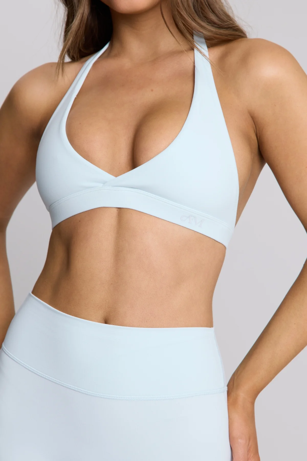 Periwinkle Micro Halter Crop - Image 4