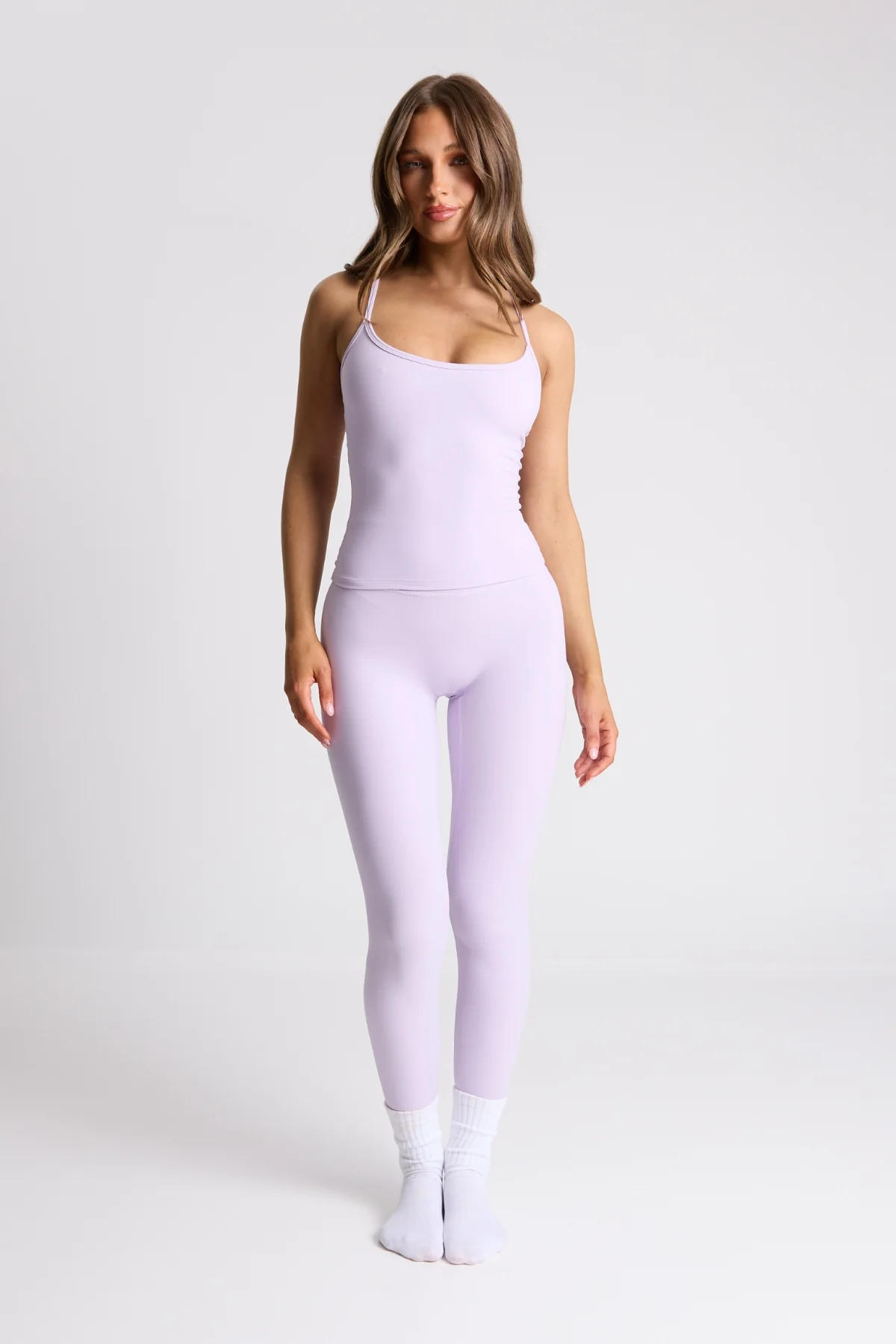 Lilac Thin Strap Racerback Tank - Image 7