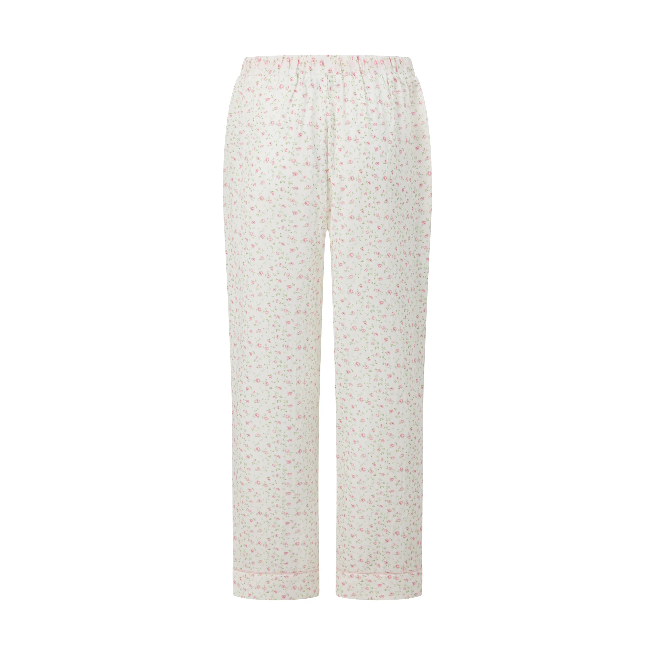 Pink Floral Long PJ Pants - Image 7