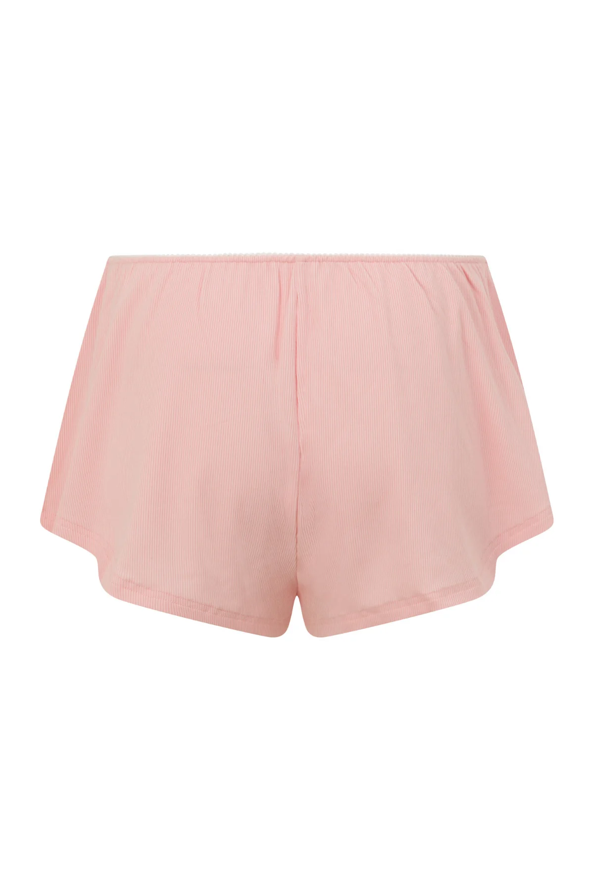 Pink Ribbed PJ Short - Image 9