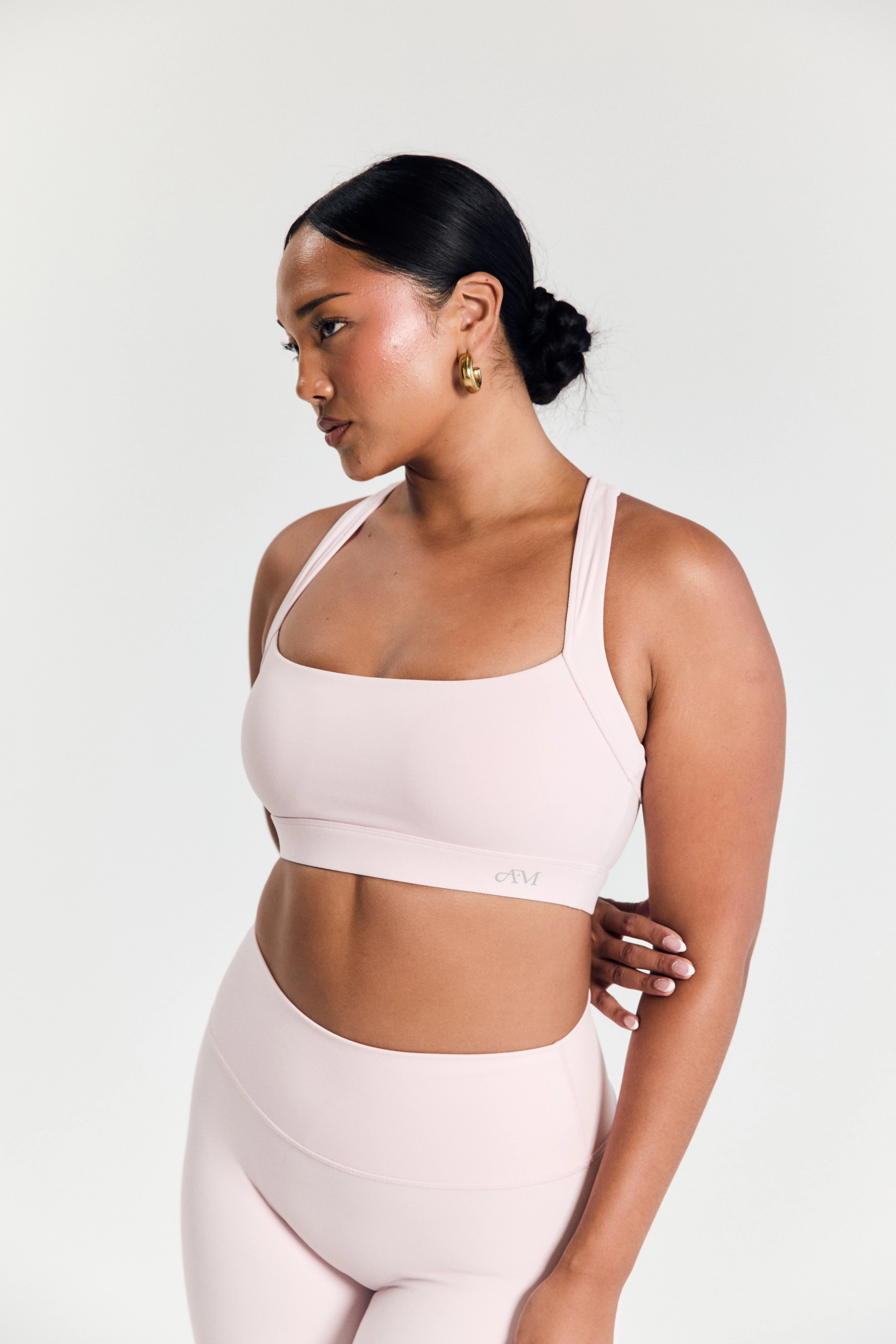 Pink X-Back Crop - Image 3