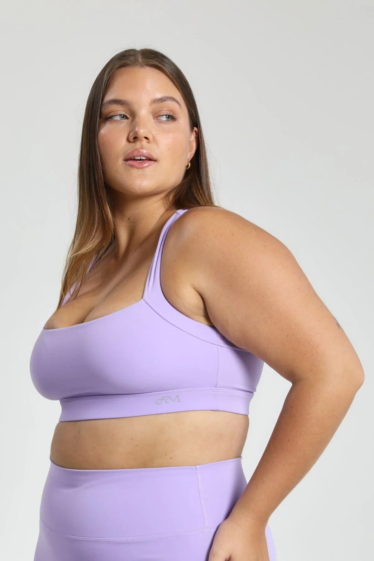 Lavender X-Back Crop - Image 3