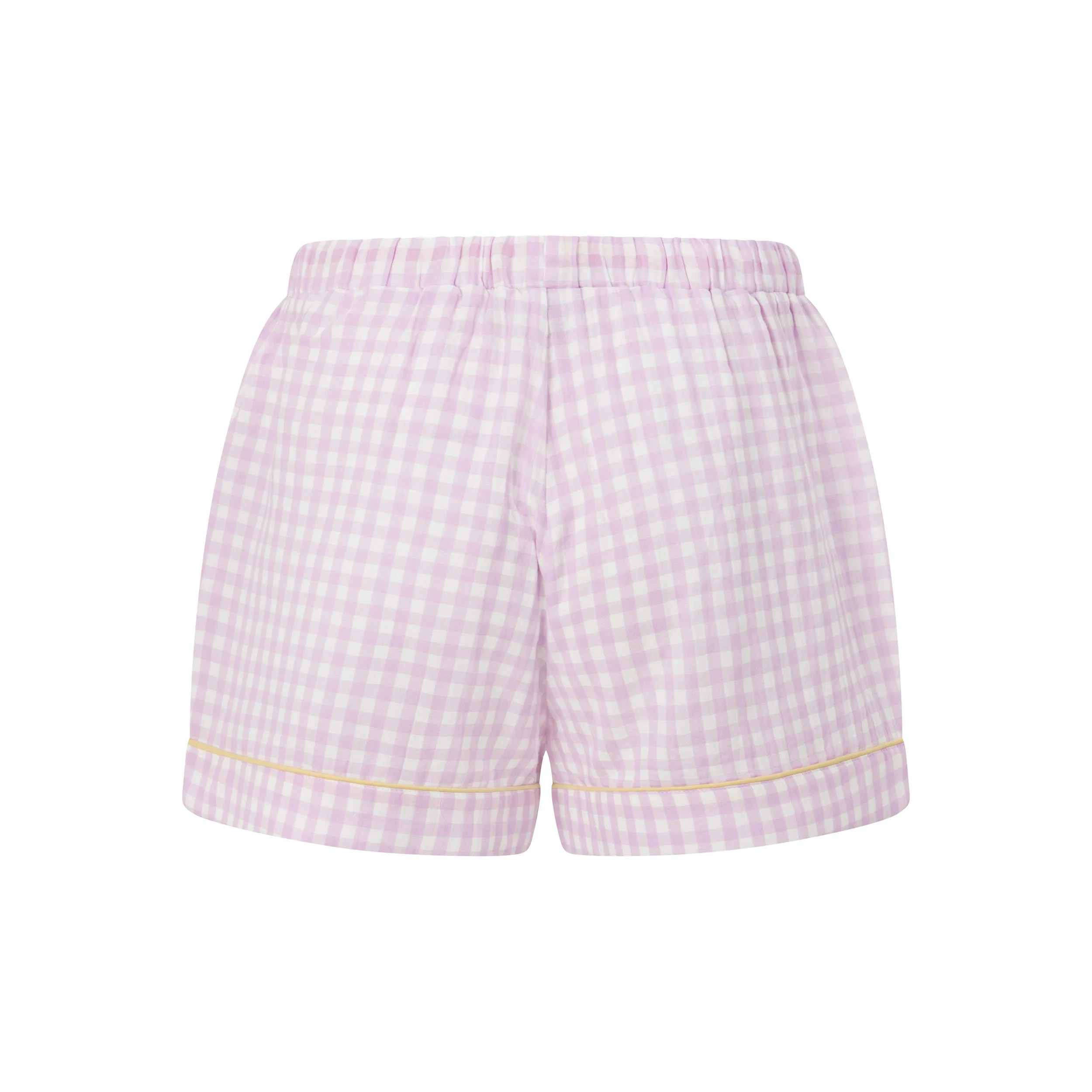 Purple Gingham PJ Shorts - Image 7