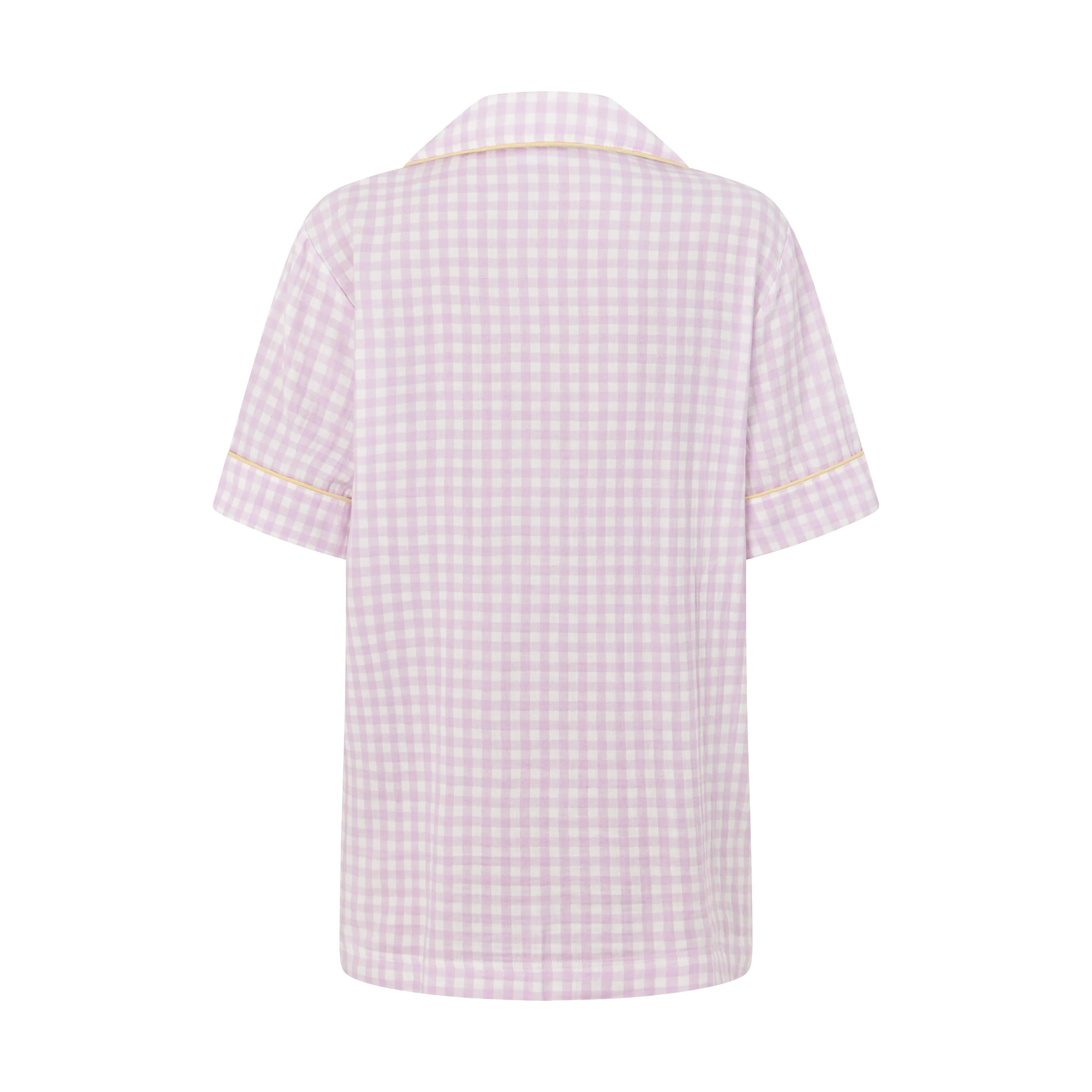 Purple Gingham Short PJ Top - Image 7