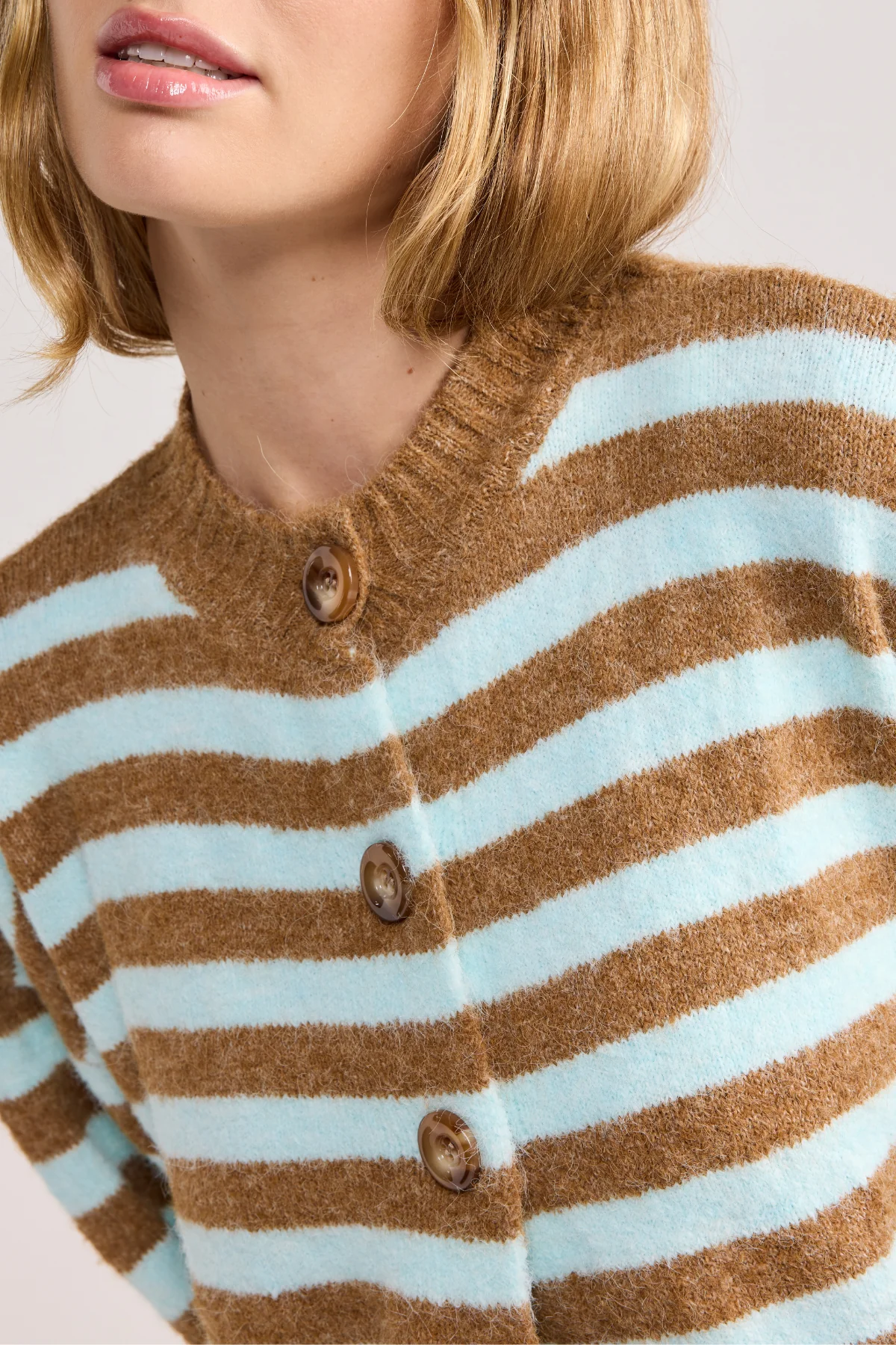 Romi Mohair Button Up Knit - Image 8
