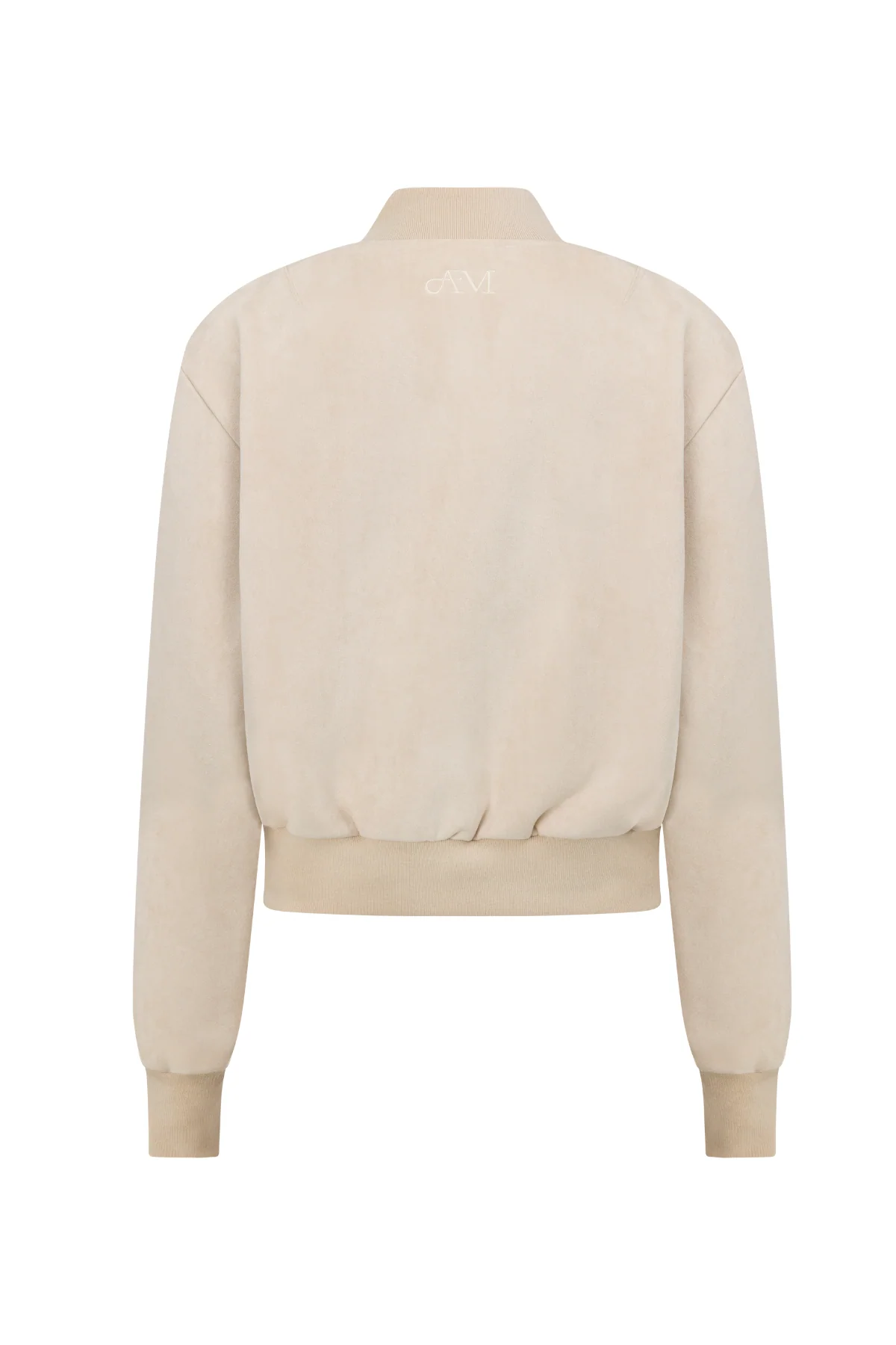 Vanilla Faux Suede Bomber - Image 9