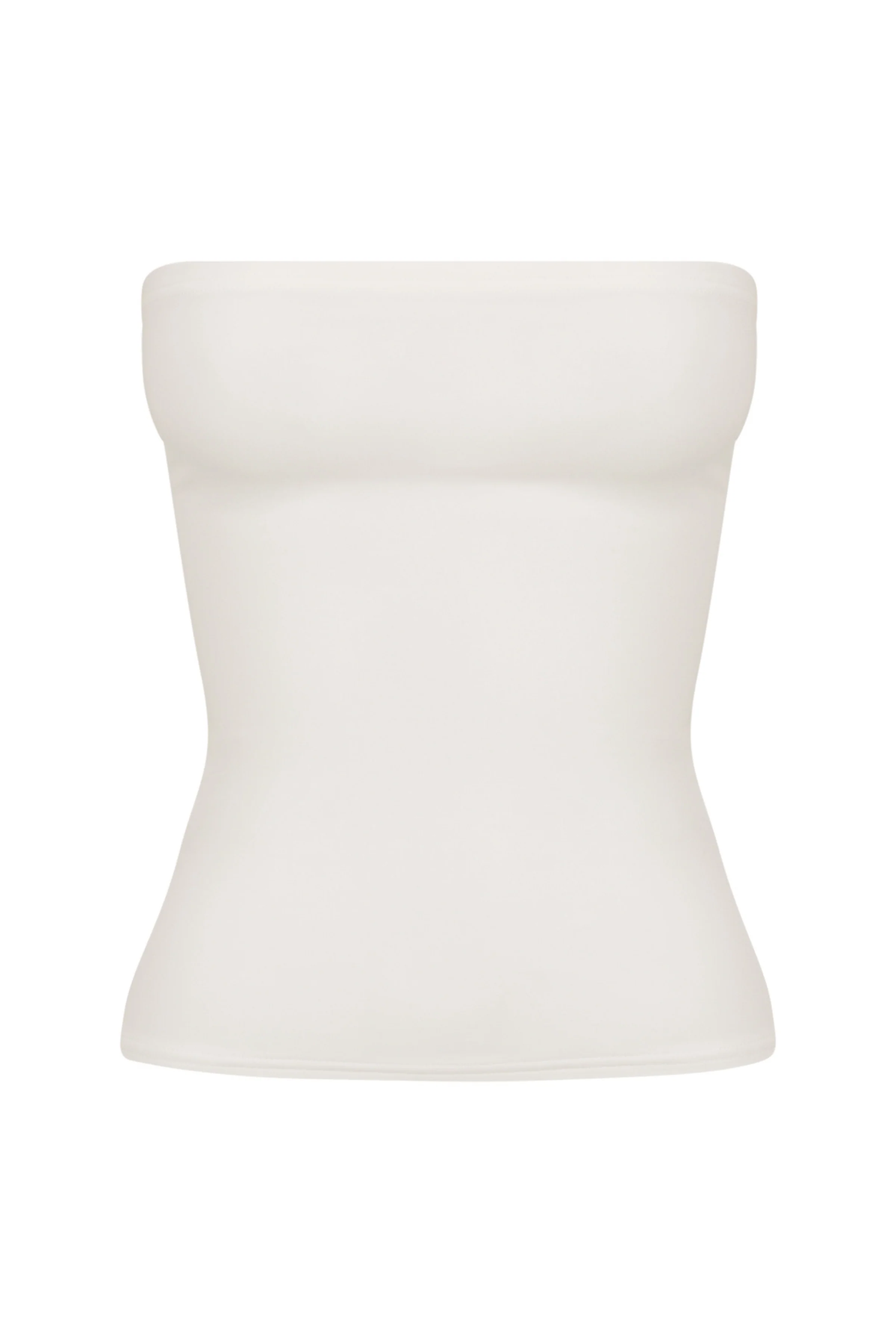 White Strapless Tank Top - Image 8
