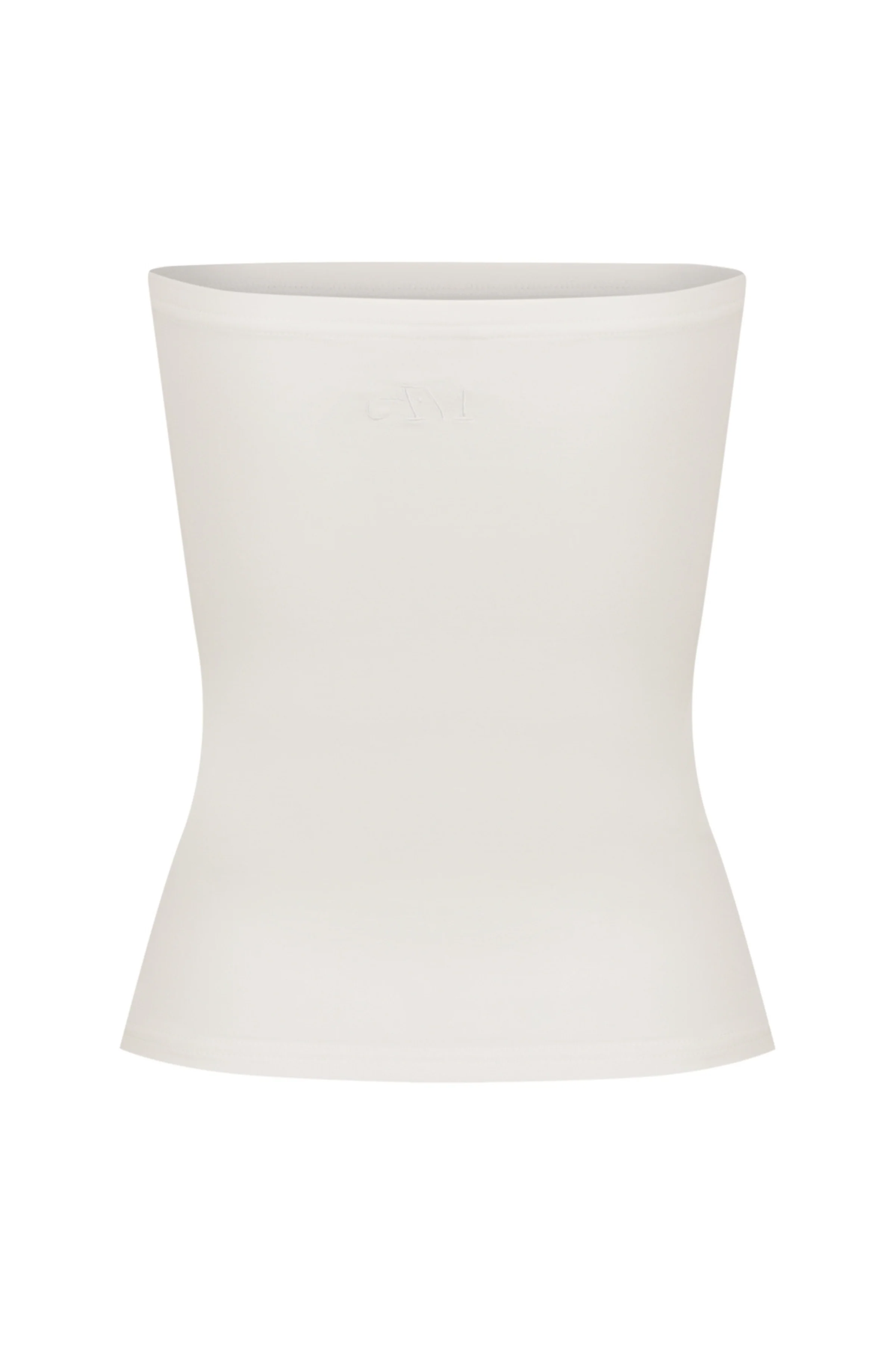 White Strapless Tank Top - Image 9