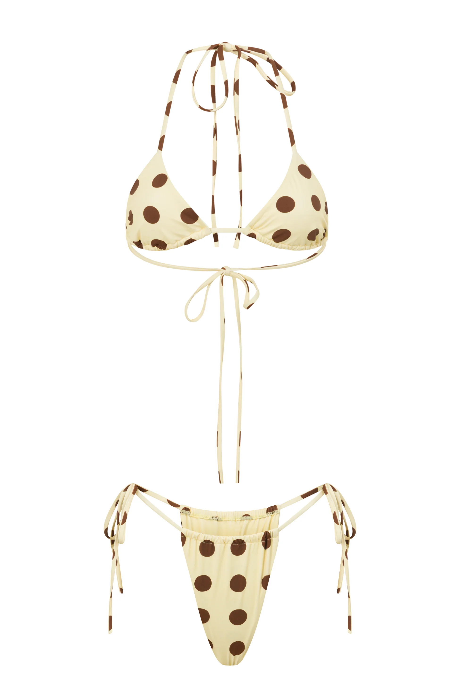 Sol Lemon Polka Bikini Bottom - Image 9