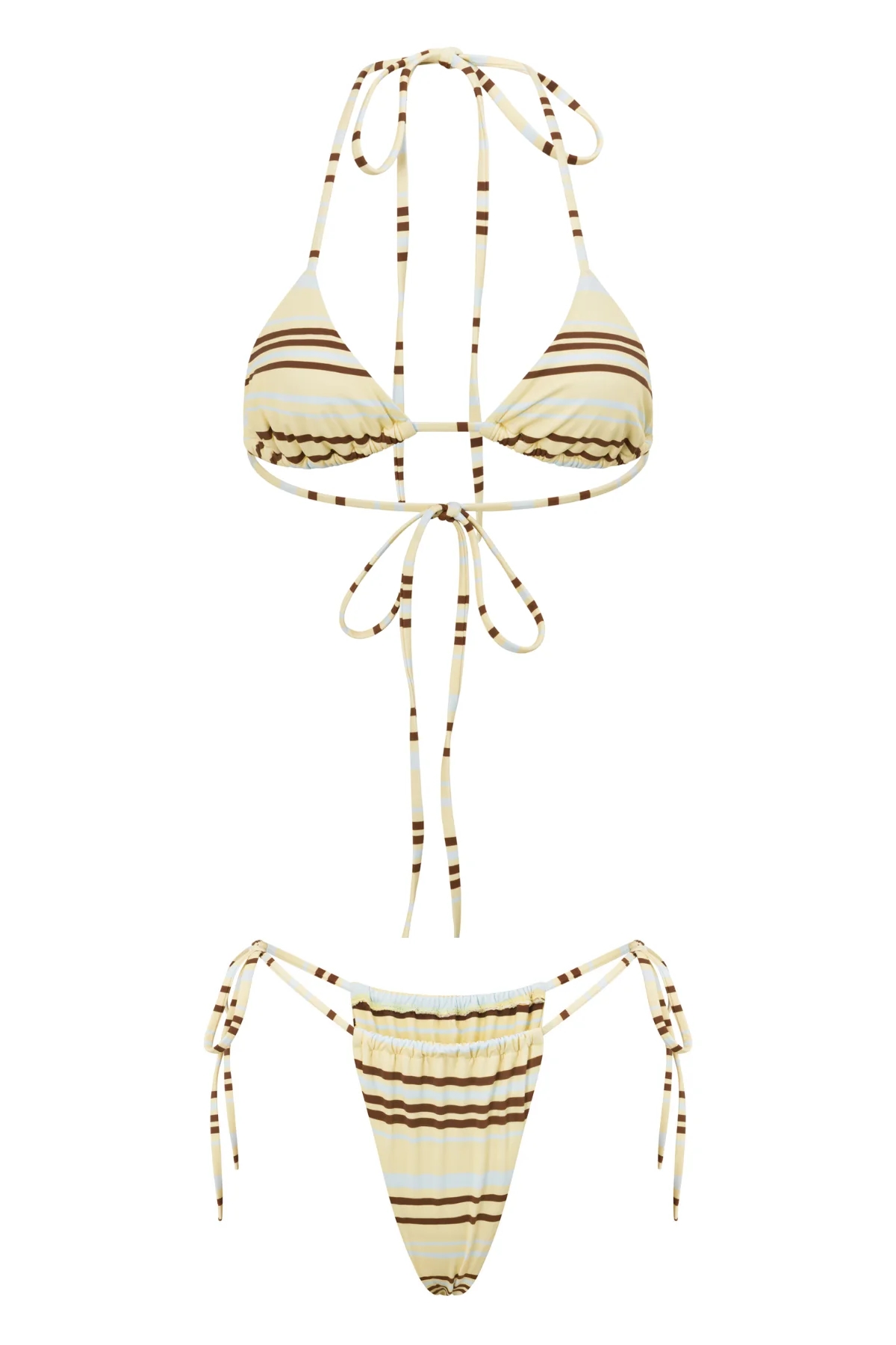 Kora Lemon Stripe Bikini Bottom - Image 9